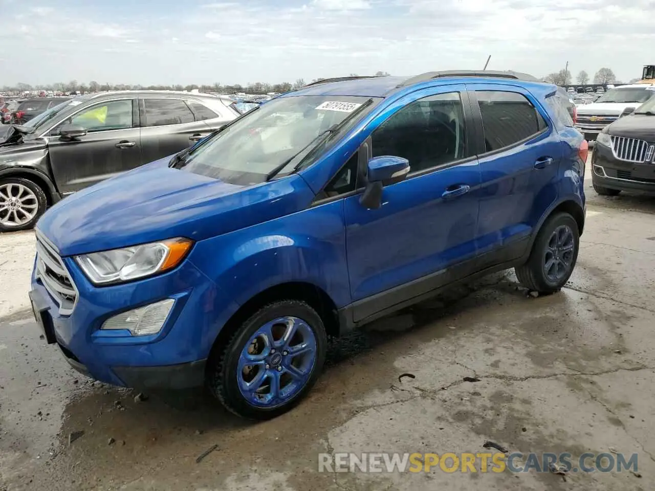 1 fotografías del automóvil dañado MAJ3S2GE8MC395768 FORD ECOSPORT 2021