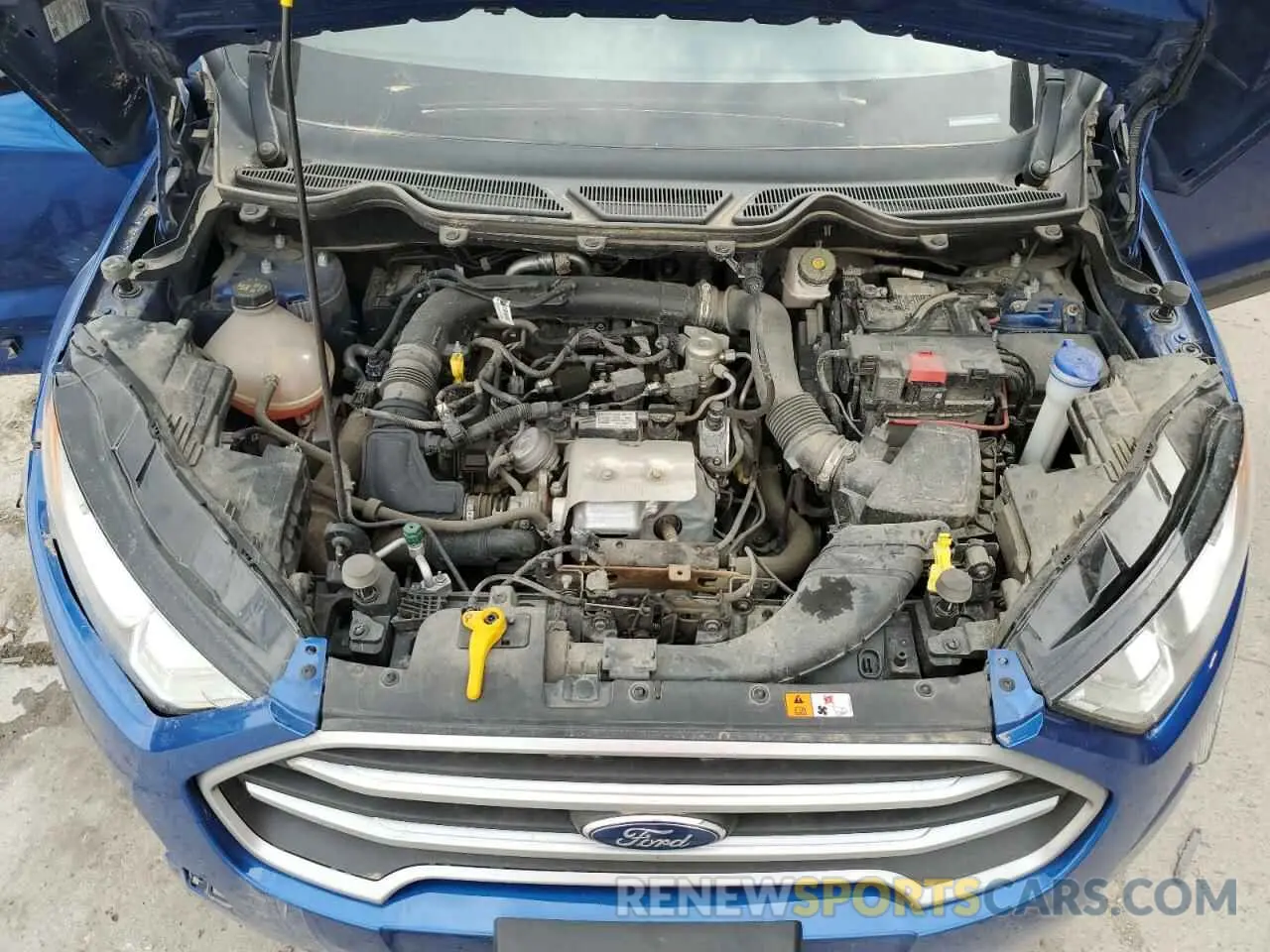 12 fotografías del automóvil dañado MAJ3S2GE8MC395768 FORD ECOSPORT 2021