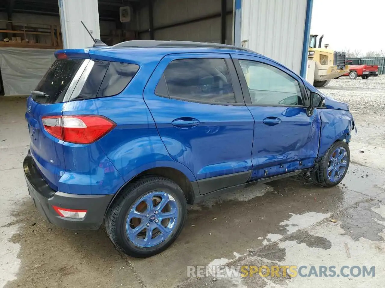 3 fotografías del automóvil dañado MAJ3S2GE8MC395768 FORD ECOSPORT 2021