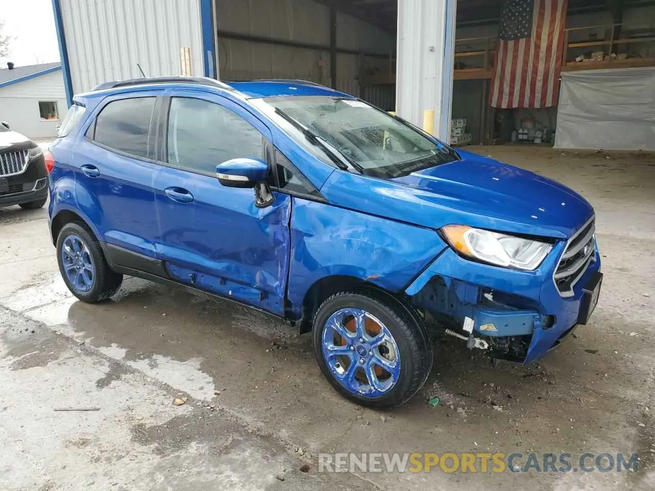 4 fotografías del automóvil dañado MAJ3S2GE8MC395768 FORD ECOSPORT 2021
