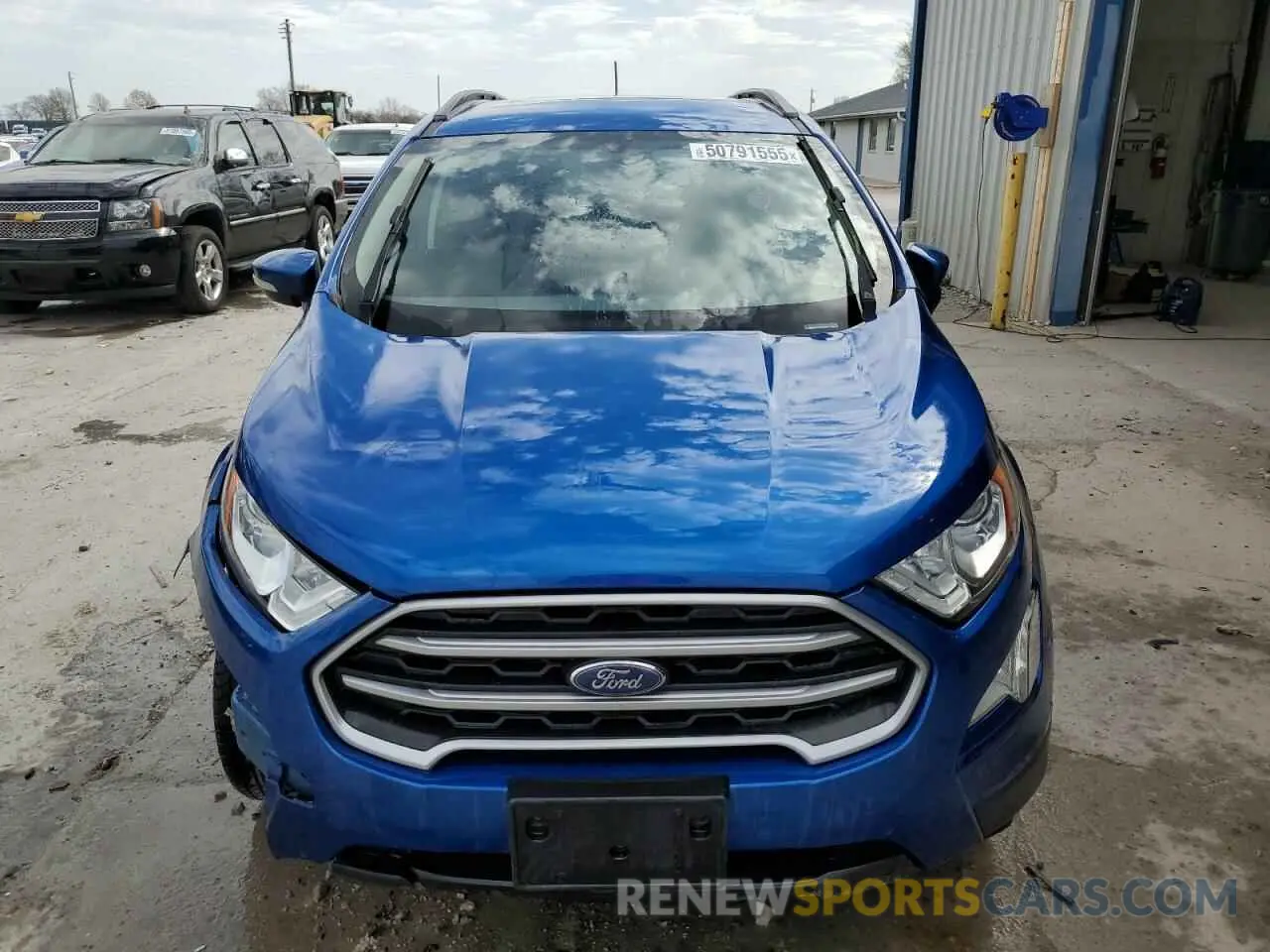 5 fotografías del automóvil dañado MAJ3S2GE8MC395768 FORD ECOSPORT 2021