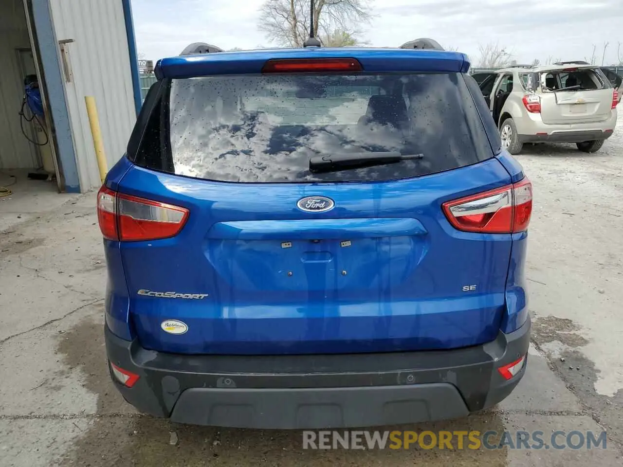 6 fotografías del automóvil dañado MAJ3S2GE8MC395768 FORD ECOSPORT 2021