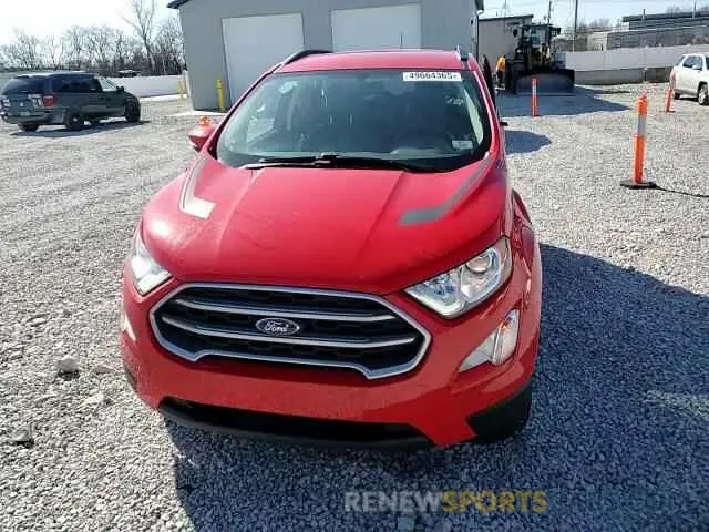 12 fotografías del automóvil dañado MAJ3S2GE8MC408423 FORD ECOSPORT 2021