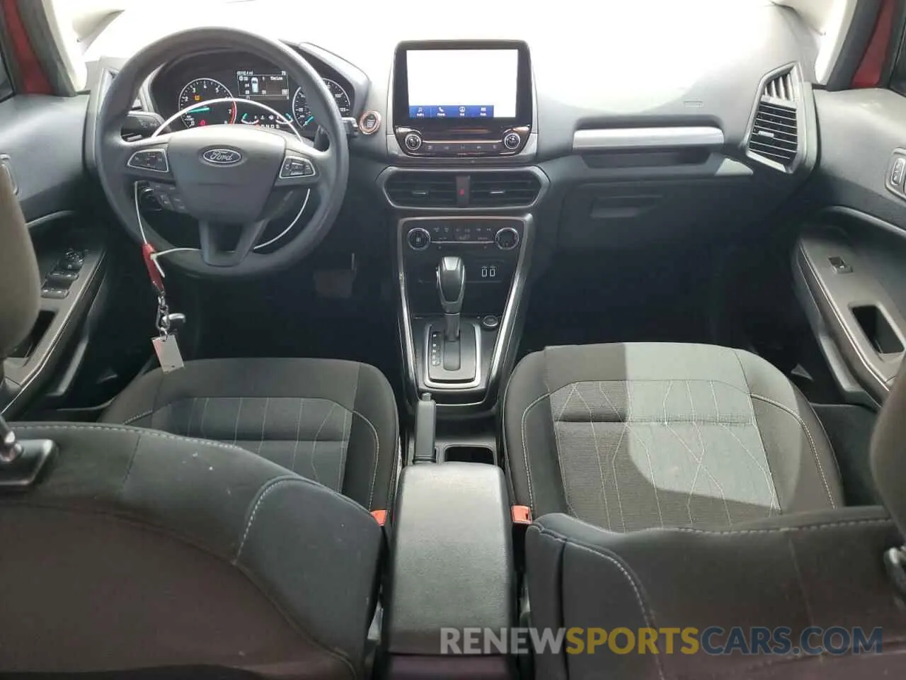 8 fotografías del automóvil dañado MAJ3S2GE9MC399425 FORD ECOSPORT 2021