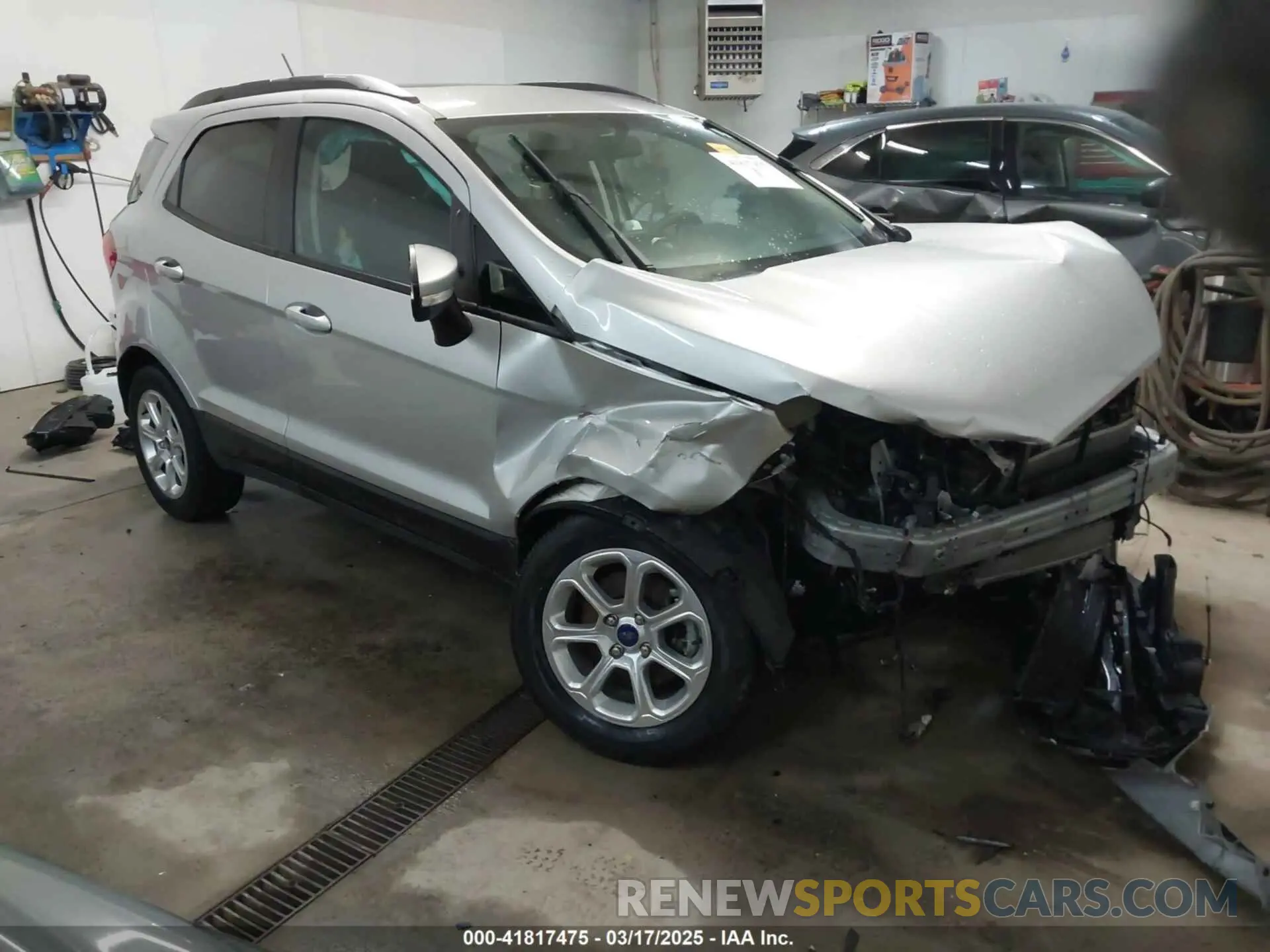 1 fotografías del automóvil dañado MAJ3S2GE9MC441446 FORD ECOSPORT 2021