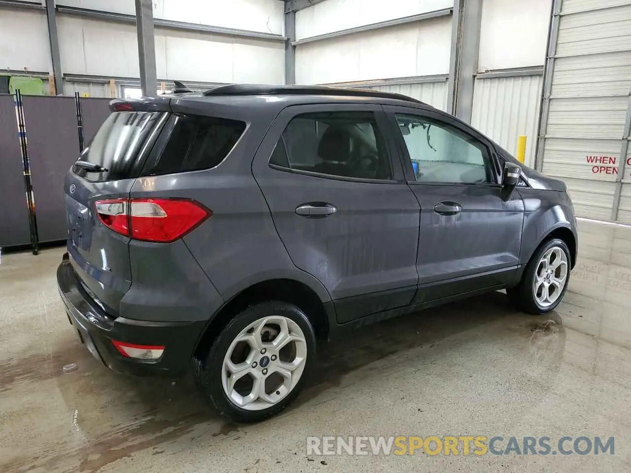 3 fotografías del automóvil dañado MAJ3S2GE9MC445240 FORD ECOSPORT 2021