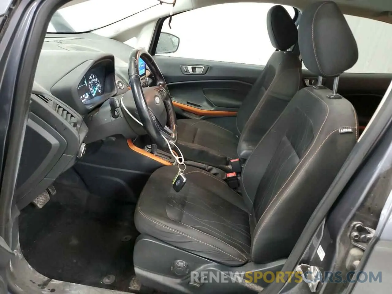 7 fotografías del automóvil dañado MAJ3S2GE9MC445240 FORD ECOSPORT 2021