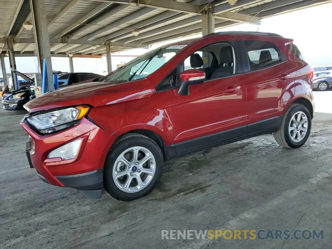 1 fotografías del automóvil dañado MAJ3S2GE9MC446498 FORD ECOSPORT 2021