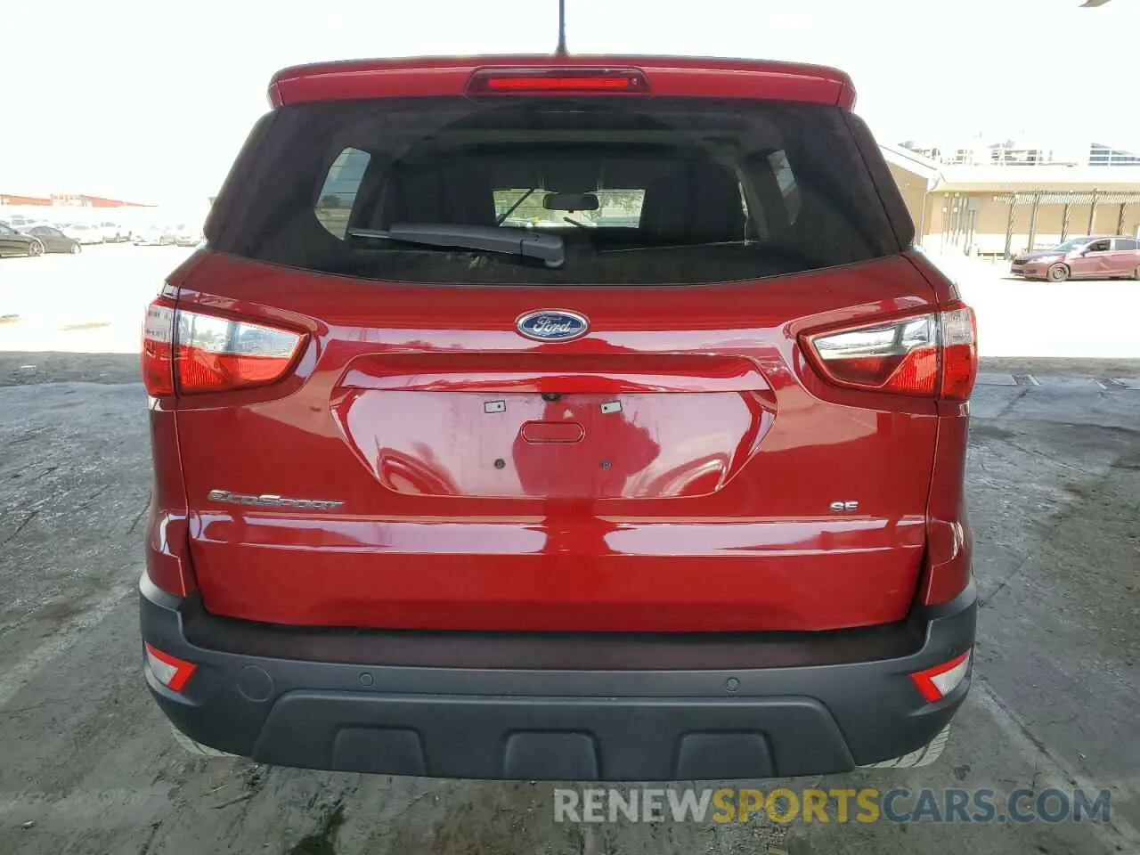 6 fotografías del automóvil dañado MAJ3S2GE9MC446498 FORD ECOSPORT 2021