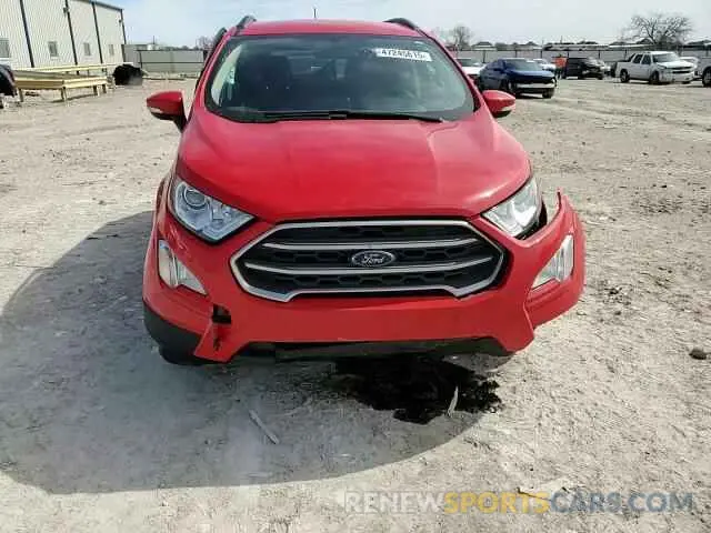 12 fotografías del automóvil dañado MAJ3S2GE9MC448218 FORD ECOSPORT 2021