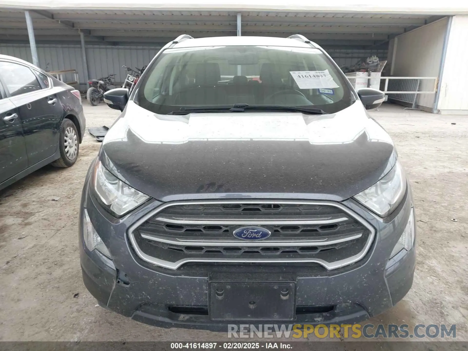 12 fotografías del automóvil dañado MAJ3S2GE9MC451944 FORD ECOSPORT 2021