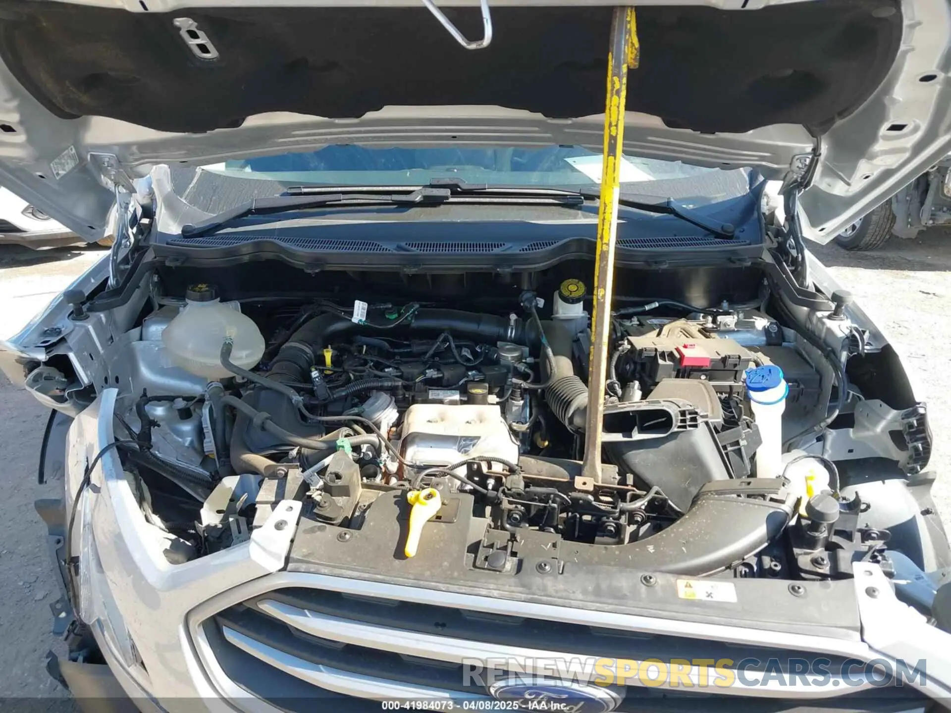 10 fotografías del automóvil dañado MAJ3S2GE9MC455900 FORD ECOSPORT 2021