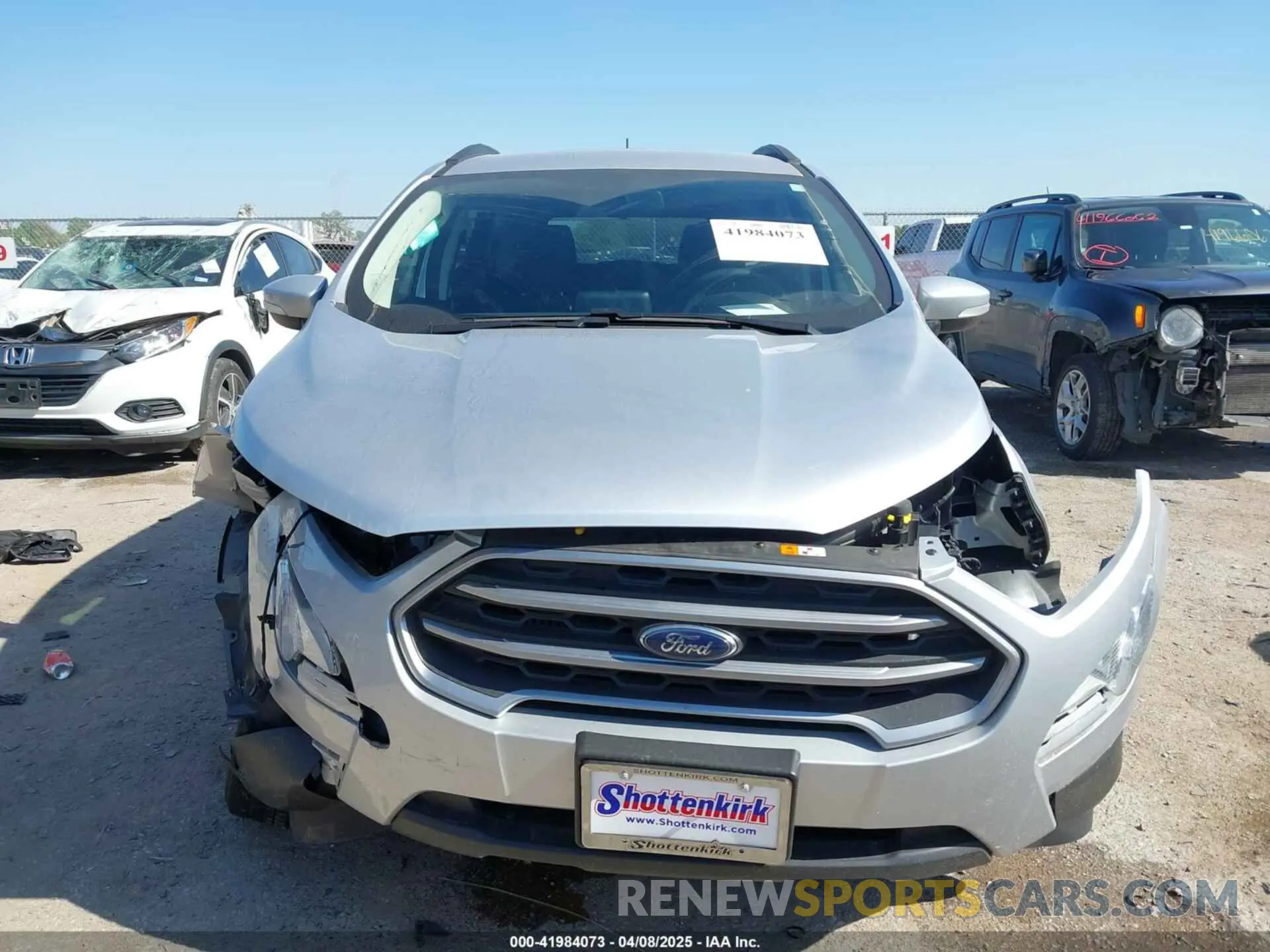 13 fotografías del automóvil dañado MAJ3S2GE9MC455900 FORD ECOSPORT 2021