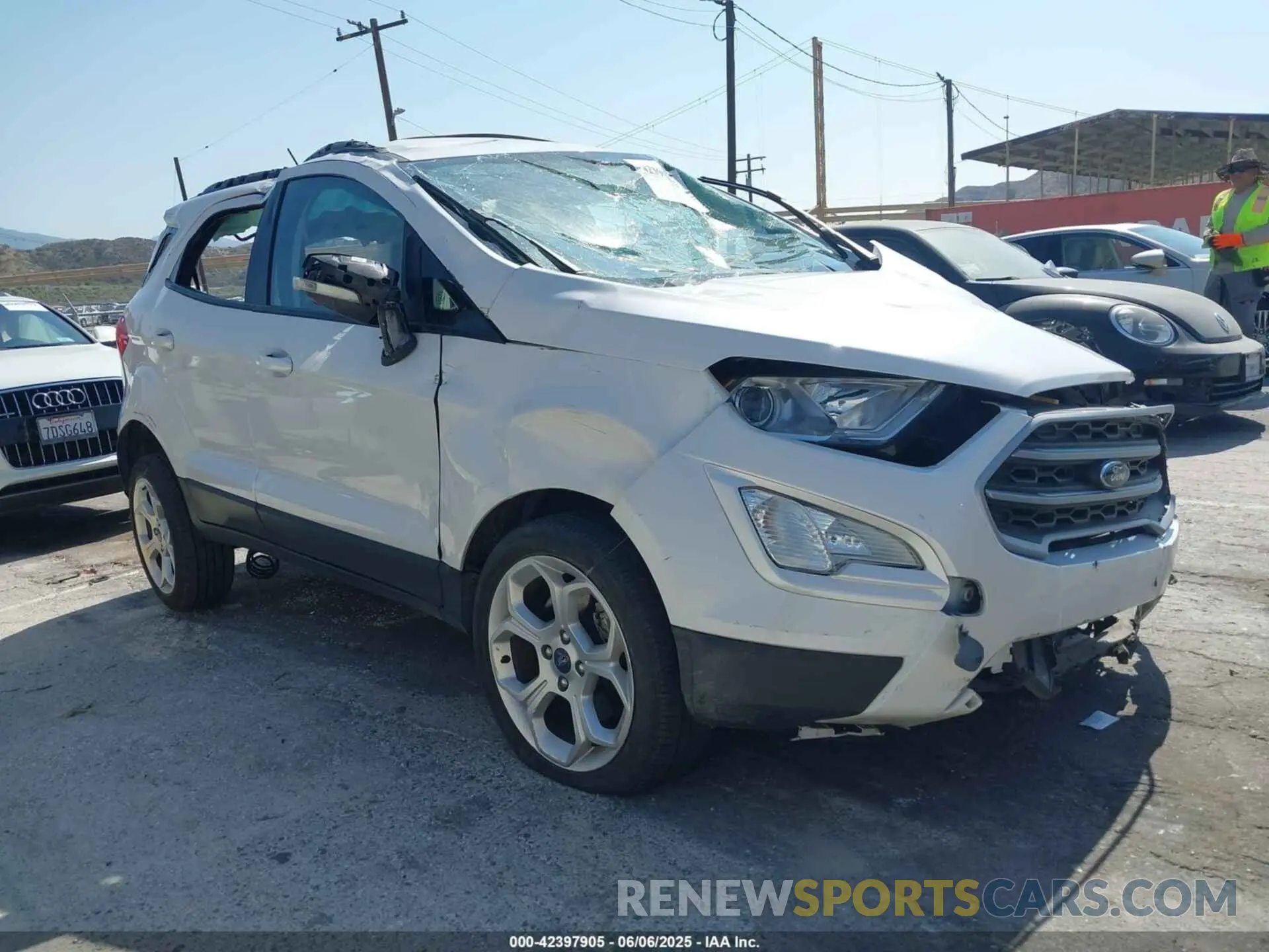 1 fotografías del automóvil dañado MAJ3S2GEXMC408021 FORD ECOSPORT 2021
