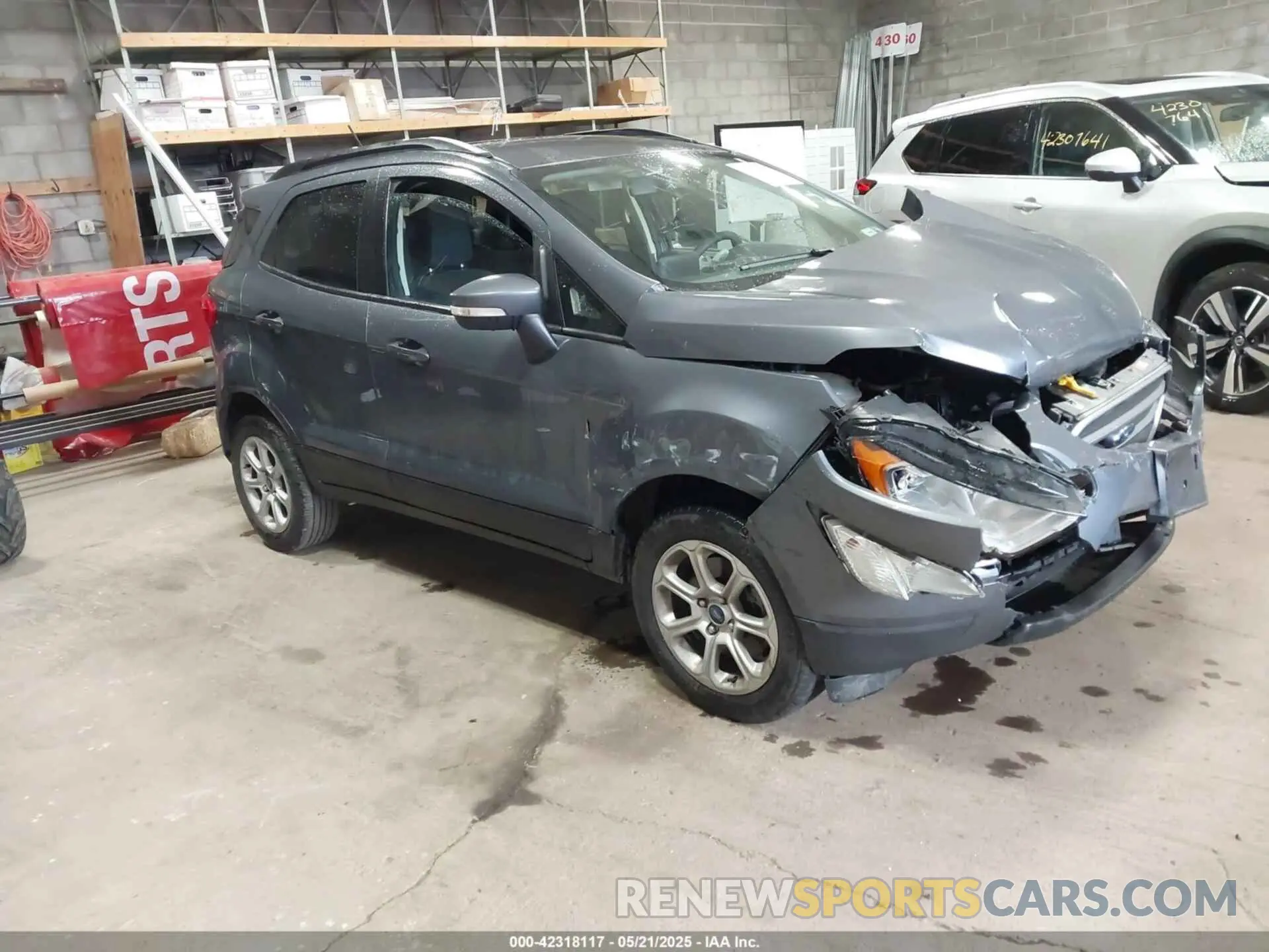 1 fotografías del automóvil dañado MAJ3S2GEXMC416118 FORD ECOSPORT 2021