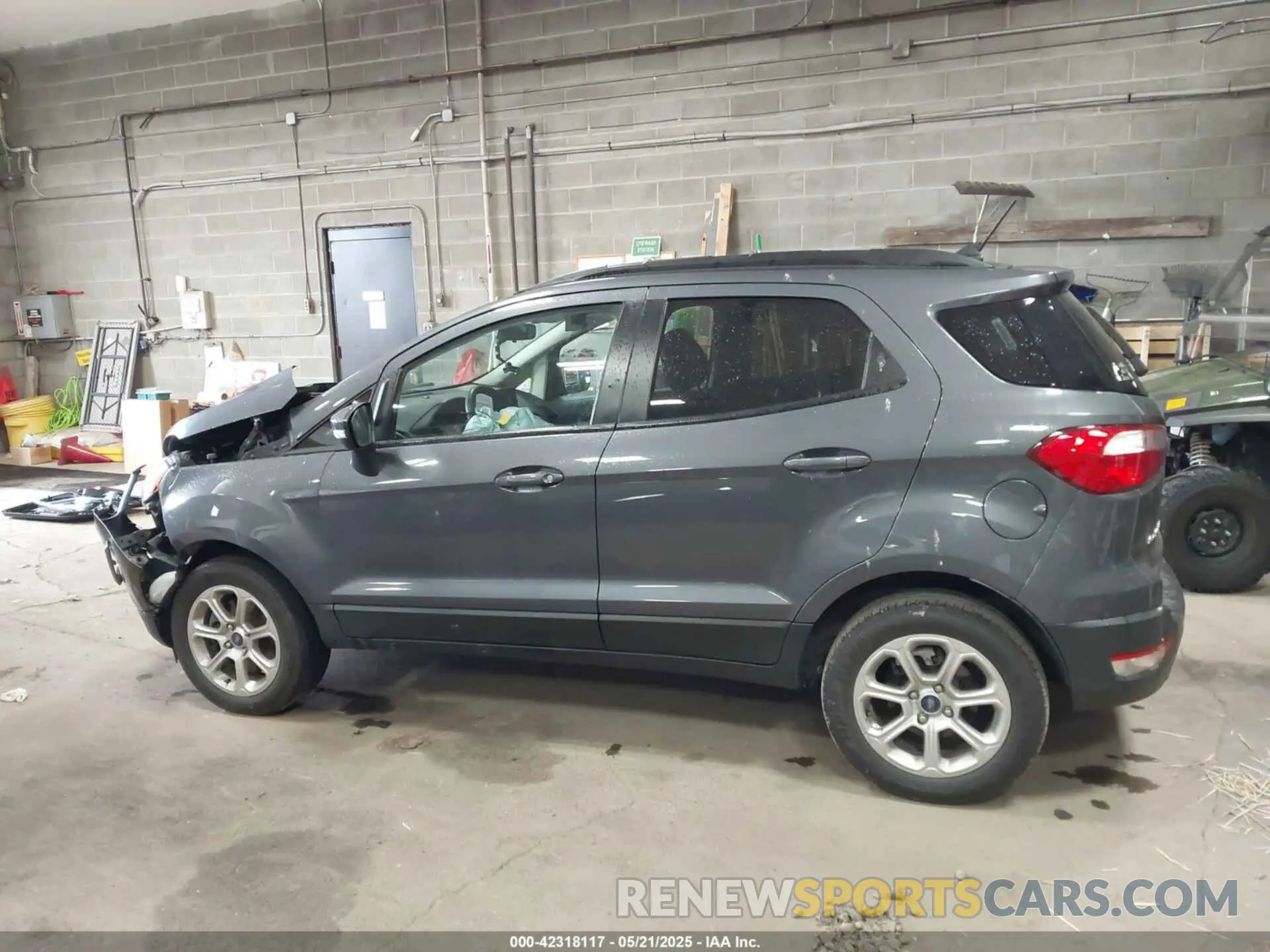 14 fotografías del automóvil dañado MAJ3S2GEXMC416118 FORD ECOSPORT 2021