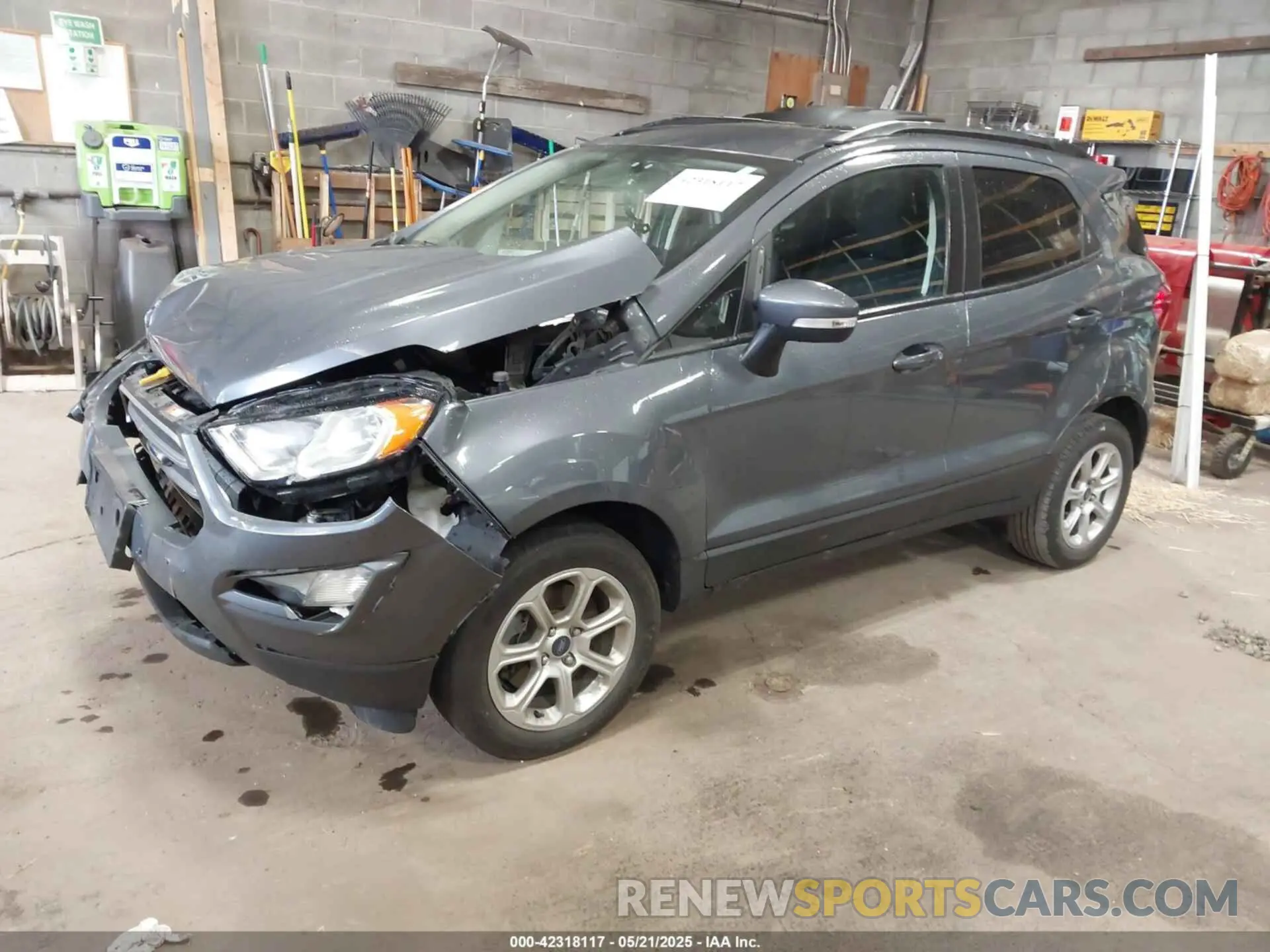 2 fotografías del automóvil dañado MAJ3S2GEXMC416118 FORD ECOSPORT 2021