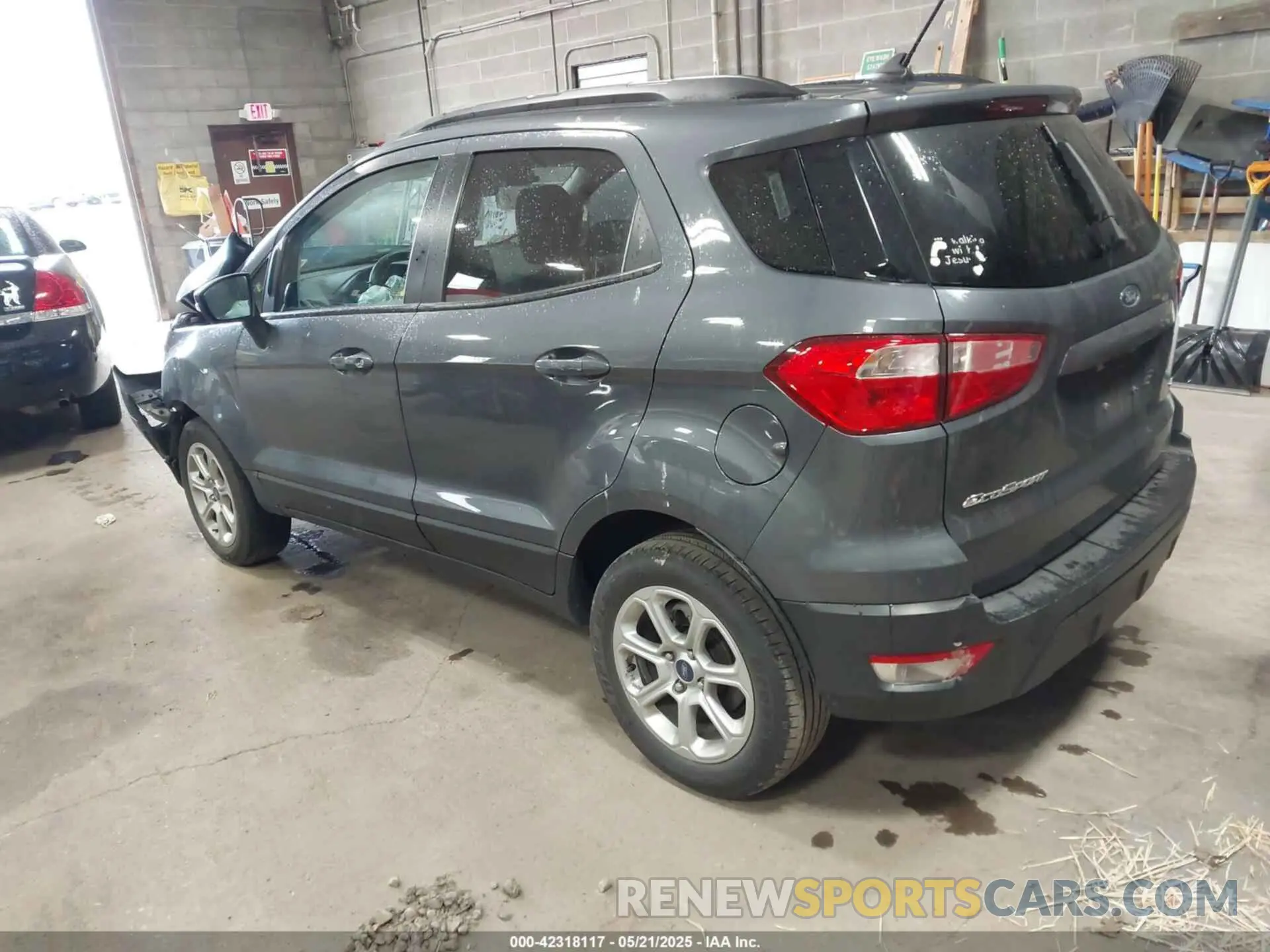 3 fotografías del automóvil dañado MAJ3S2GEXMC416118 FORD ECOSPORT 2021