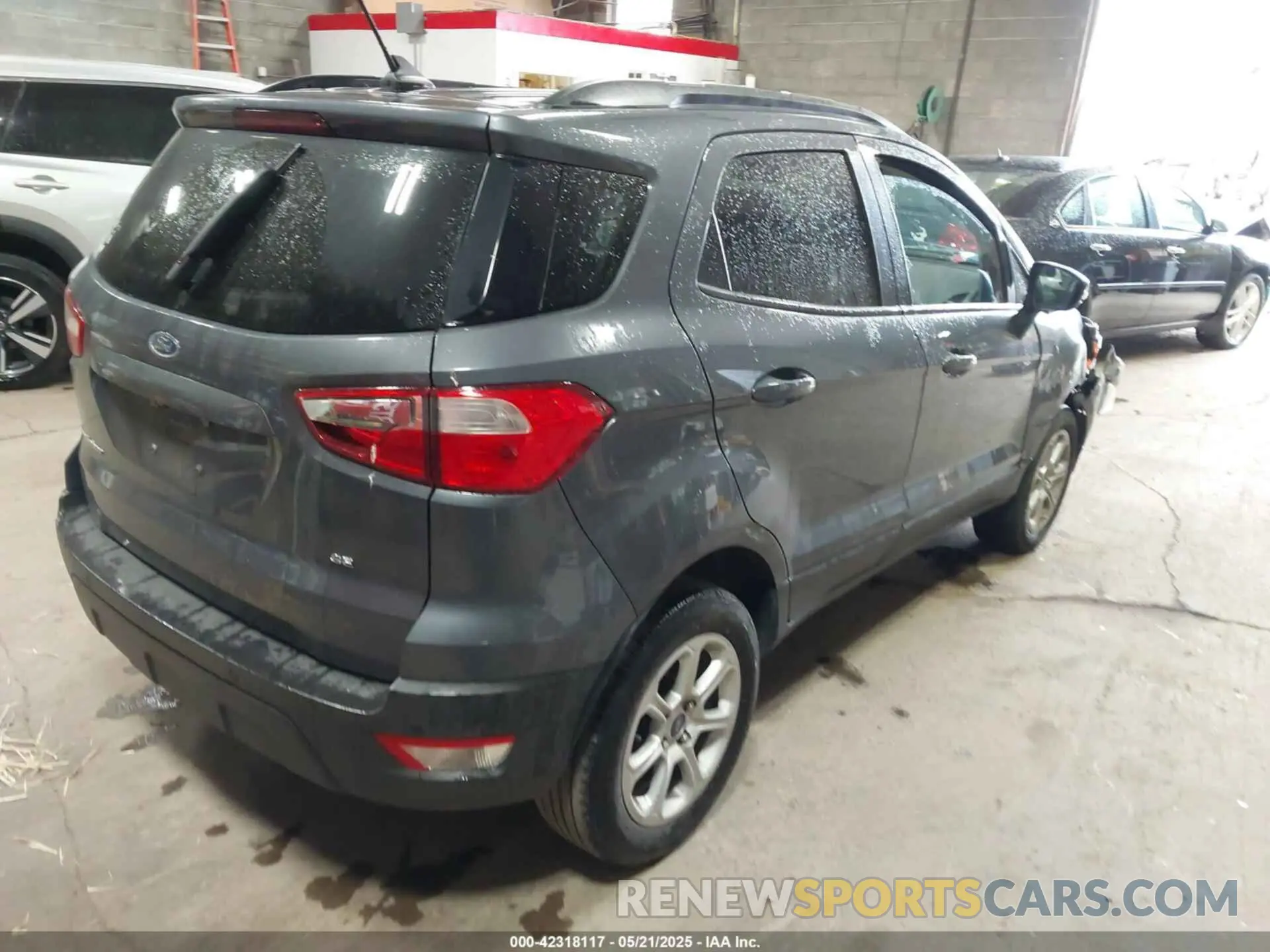 4 fotografías del automóvil dañado MAJ3S2GEXMC416118 FORD ECOSPORT 2021