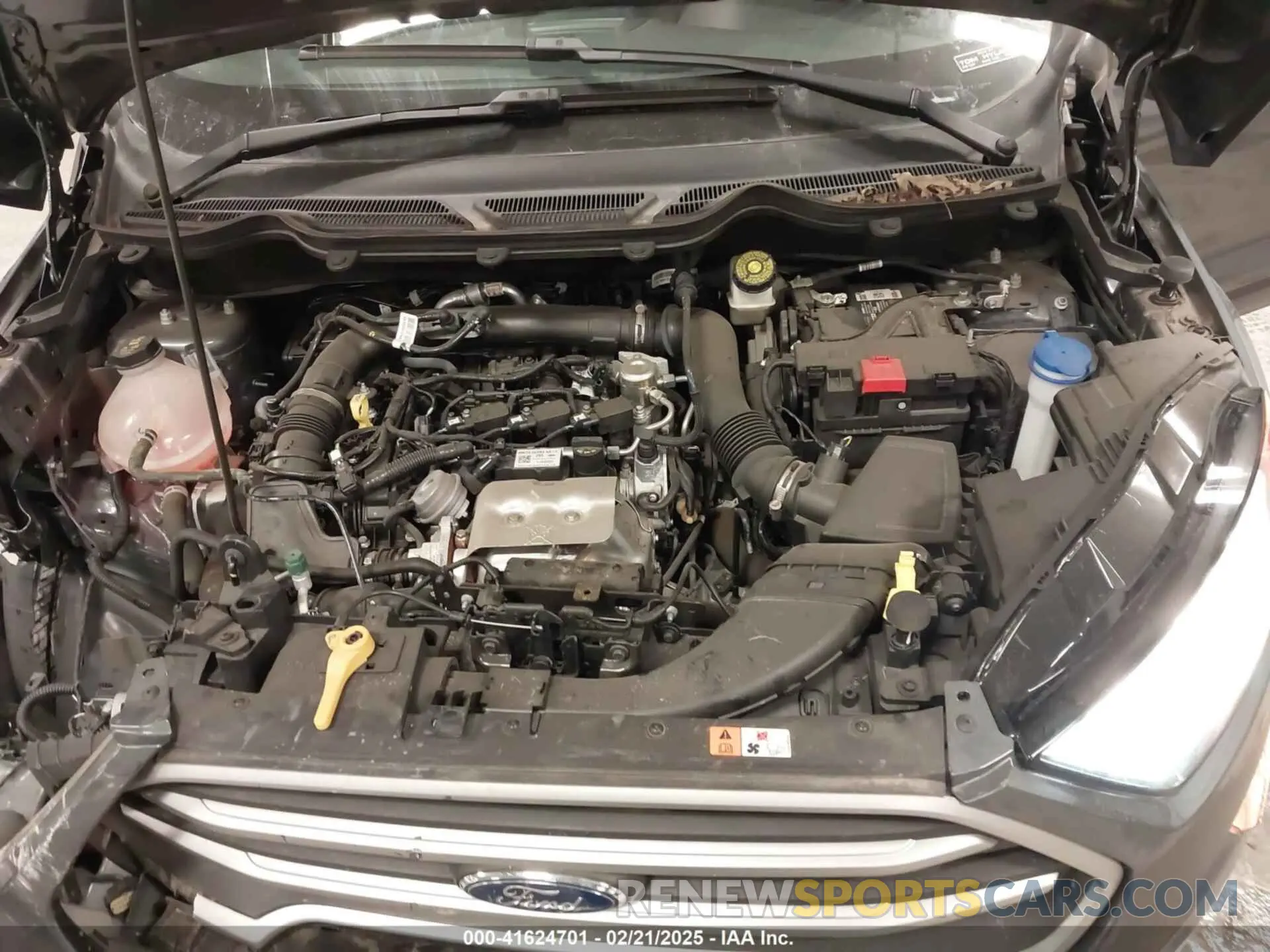 10 fotografías del automóvil dañado MAJ3S2GEXMC417219 FORD ECOSPORT 2021