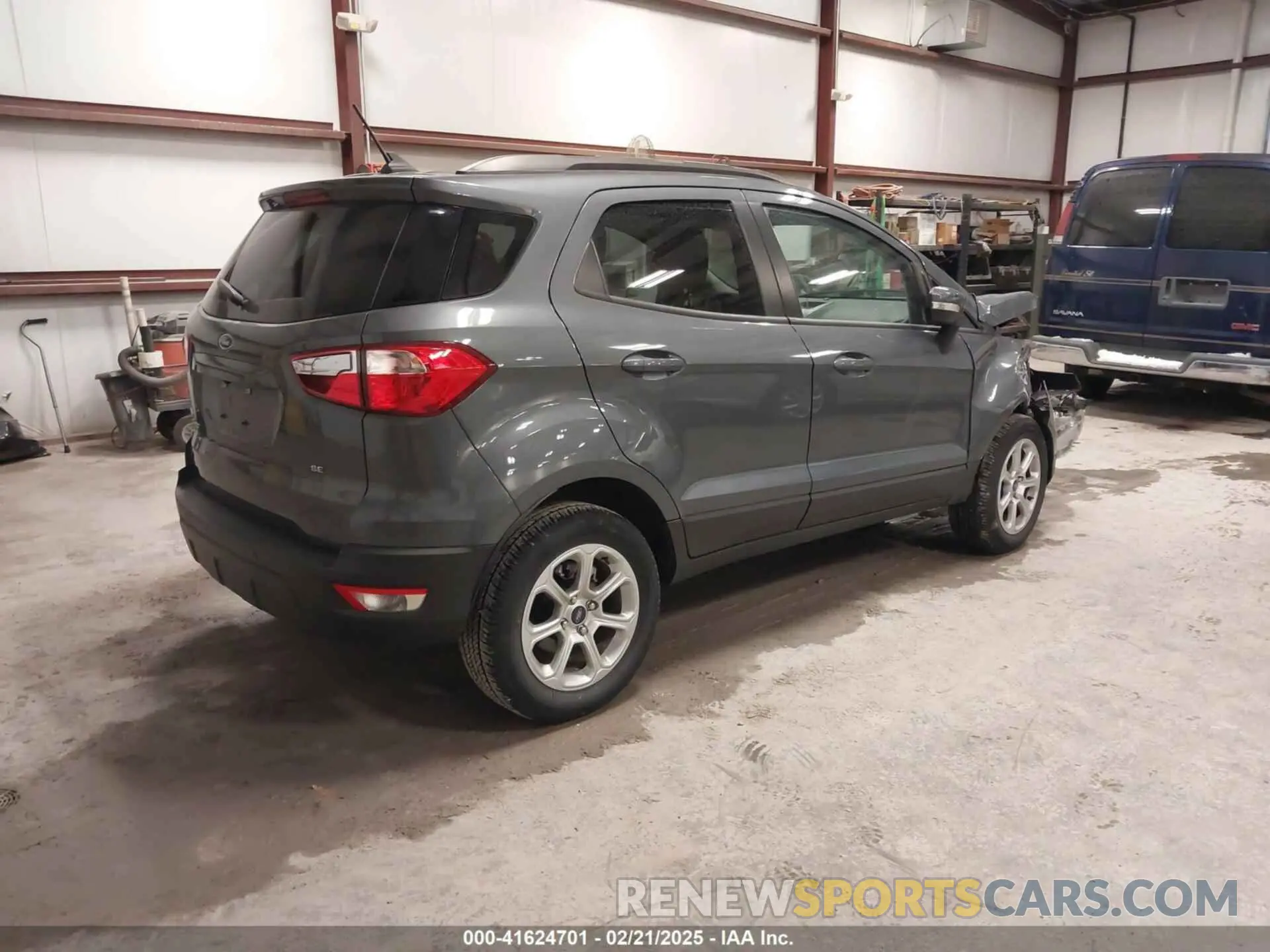 4 fotografías del automóvil dañado MAJ3S2GEXMC417219 FORD ECOSPORT 2021