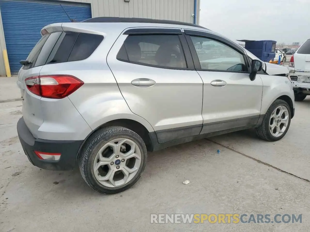 3 fotografías del automóvil dañado MAJ3S2GEXMC437938 FORD ECOSPORT 2021