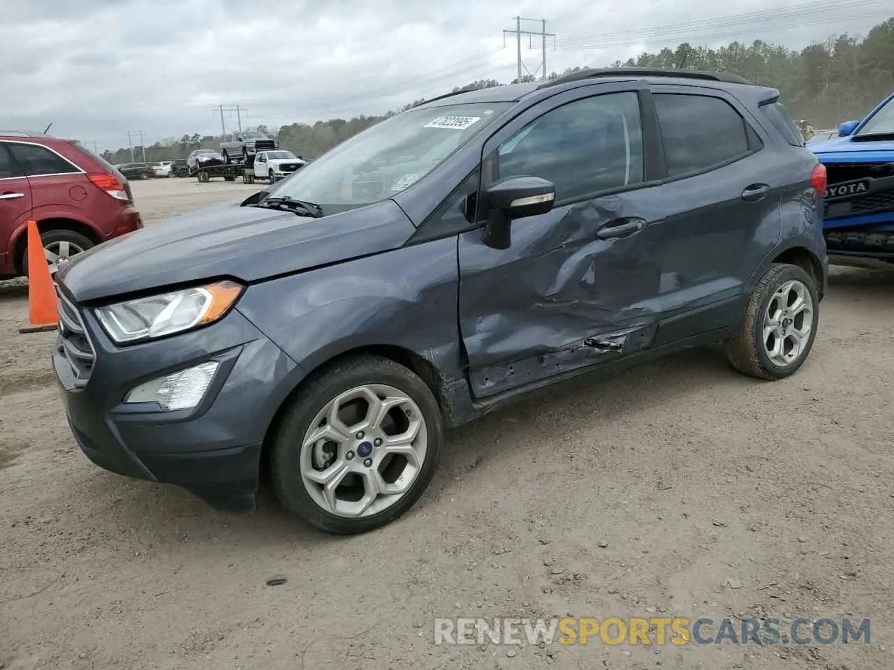 1 fotografías del automóvil dañado MAJ3S2GEXMC439690 FORD ECOSPORT 2021