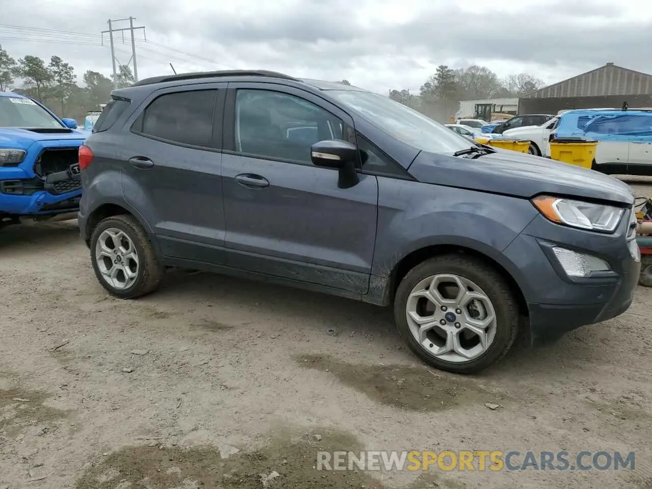 4 fotografías del automóvil dañado MAJ3S2GEXMC439690 FORD ECOSPORT 2021