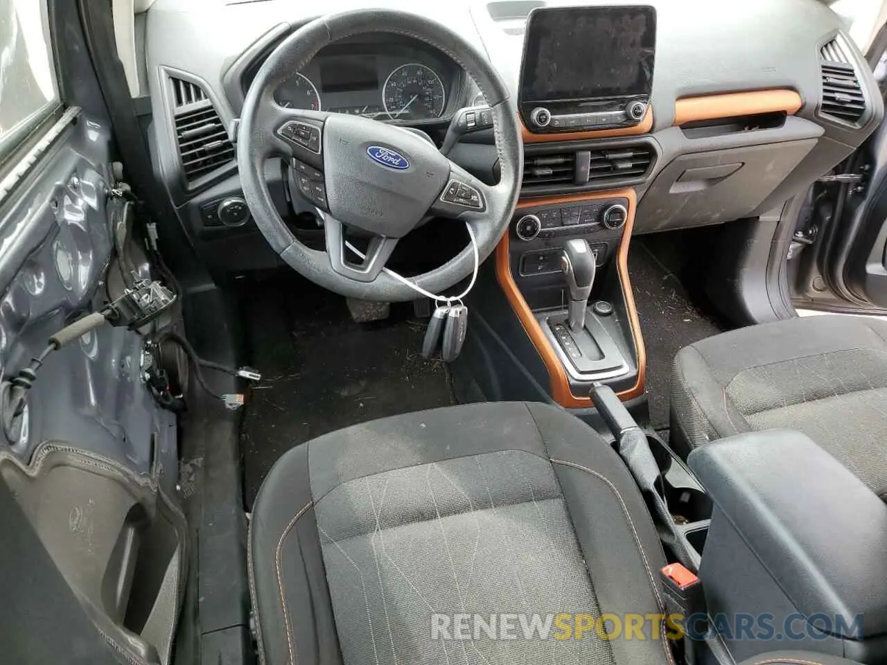 8 fotografías del automóvil dañado MAJ3S2GEXMC439690 FORD ECOSPORT 2021