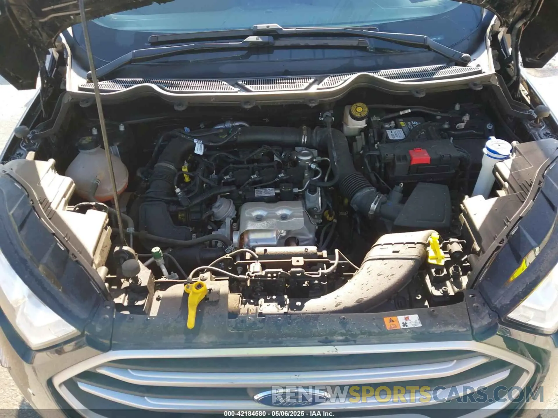 10 fotografías del automóvil dañado MAJ3S2GEXMC442332 FORD ECOSPORT 2021