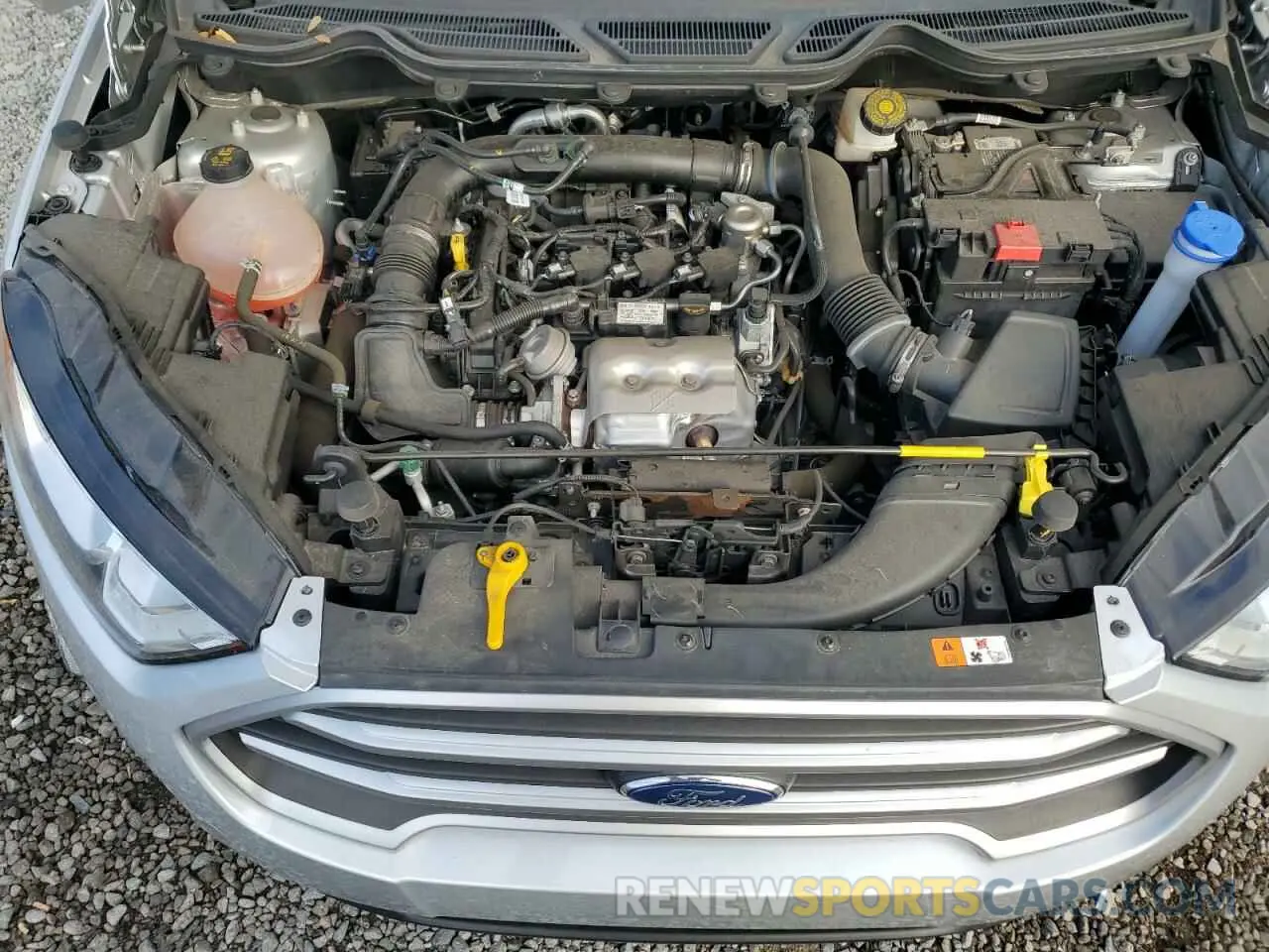 12 fotografías del automóvil dañado MAJ3S2GEXMC449698 FORD ECOSPORT 2021