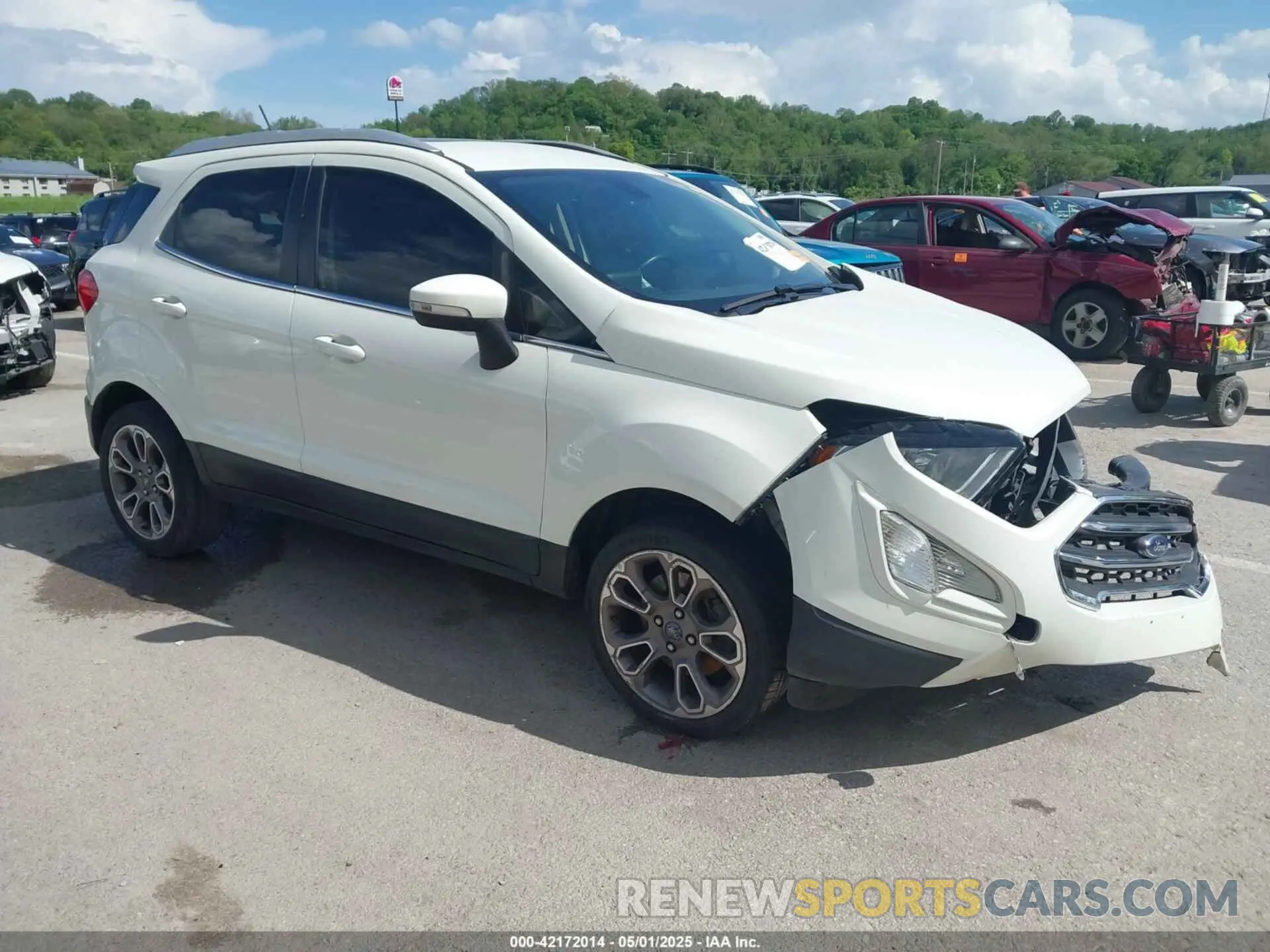 1 fotografías del automóvil dañado MAJ3S2KE3MC400477 FORD ECOSPORT 2021