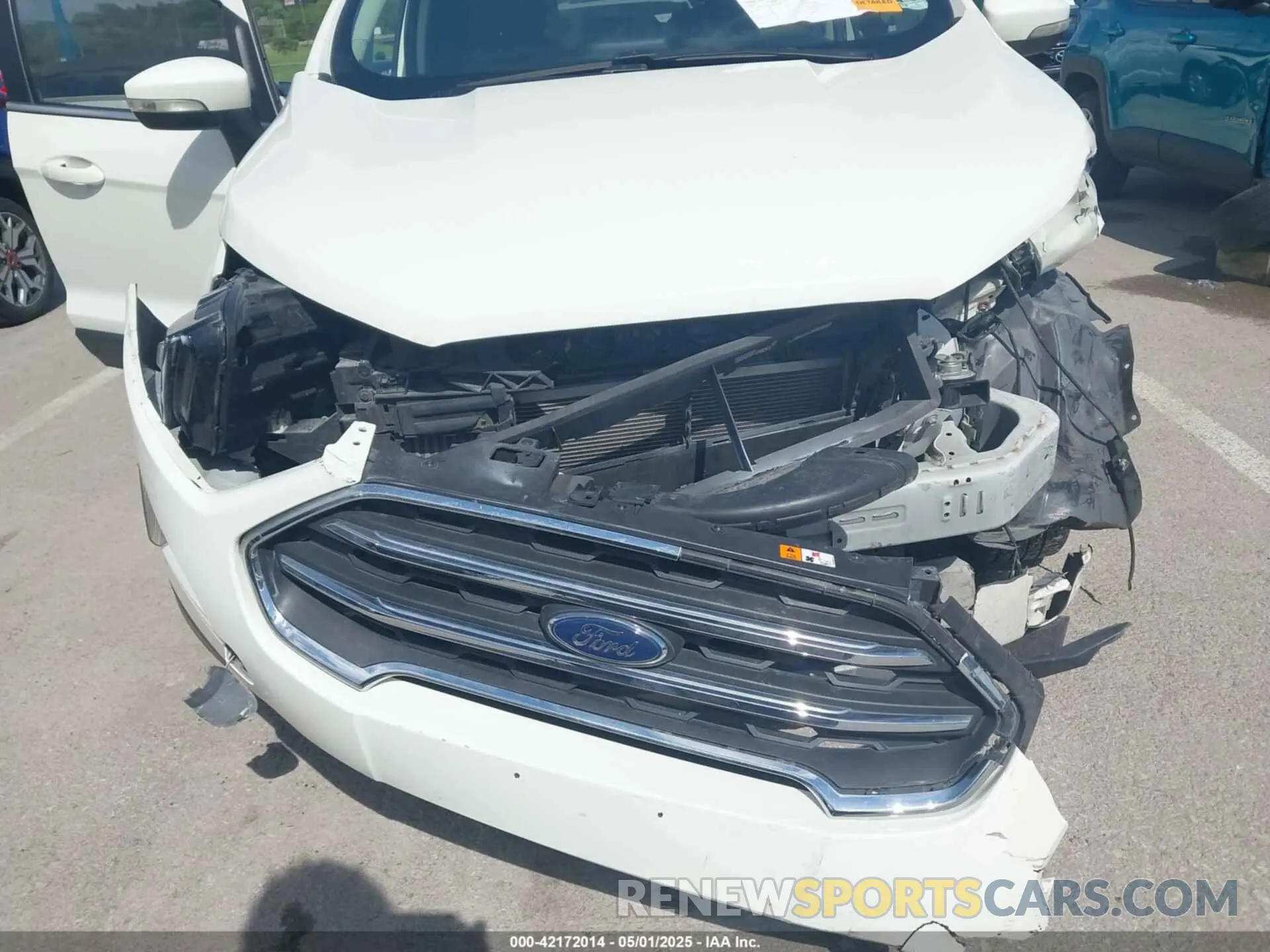 6 fotografías del automóvil dañado MAJ3S2KE3MC400477 FORD ECOSPORT 2021