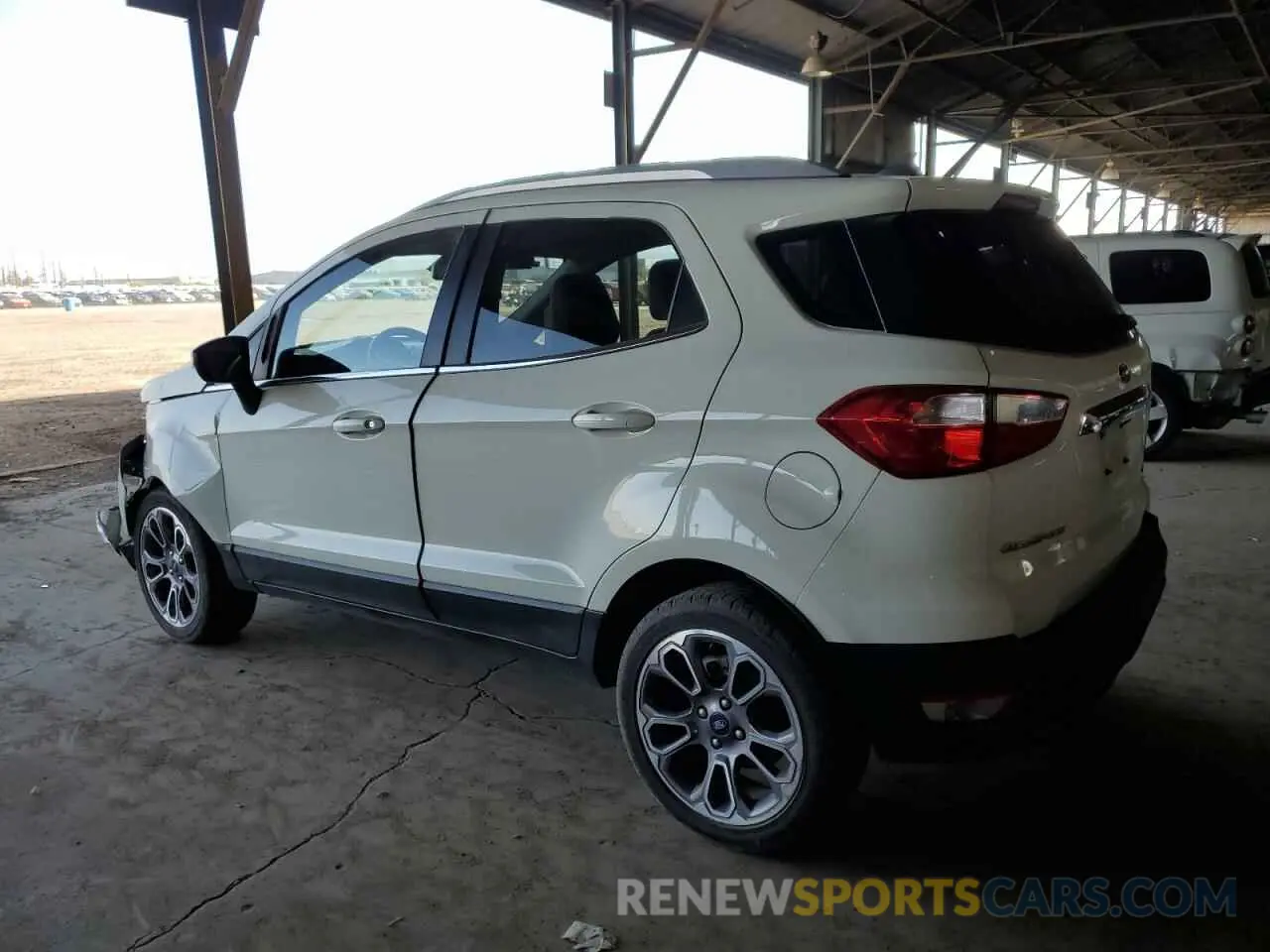 2 fotografías del automóvil dañado MAJ3S2KE3MC442387 FORD ECOSPORT 2021