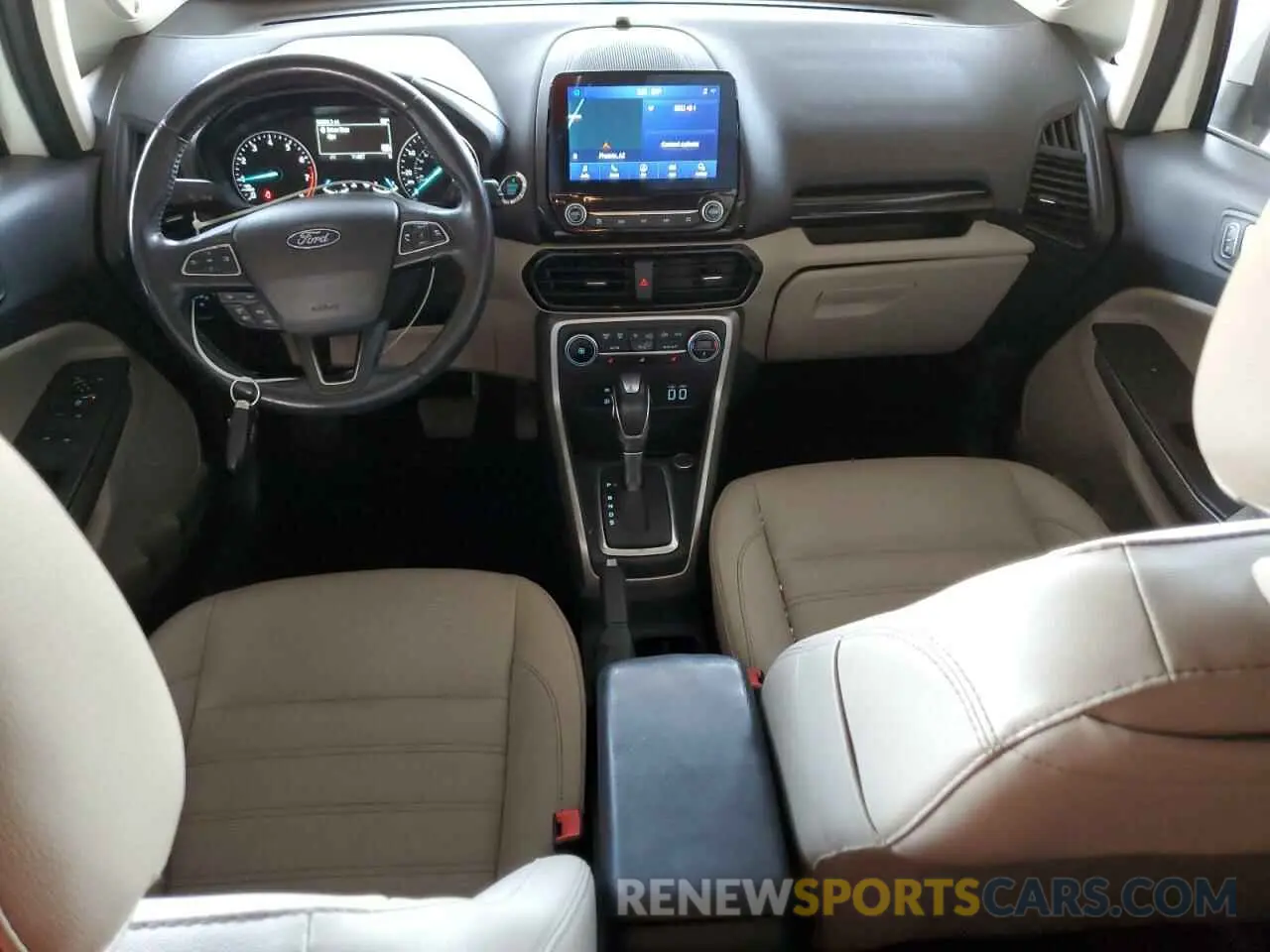 8 fotografías del automóvil dañado MAJ3S2KE3MC442387 FORD ECOSPORT 2021