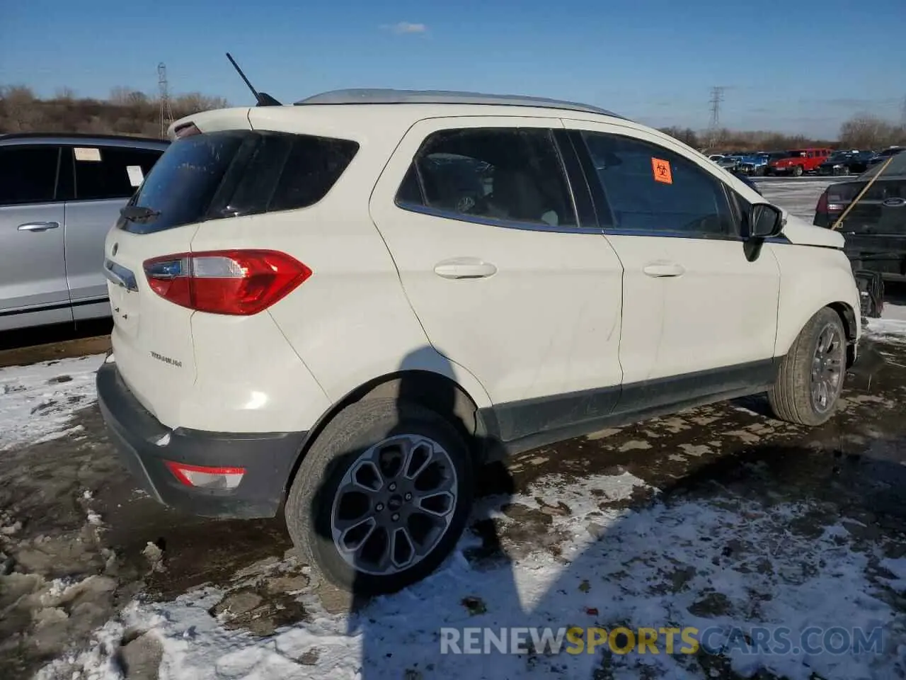 3 fotografías del automóvil dañado MAJ3S2KE4MC404635 FORD ECOSPORT 2021