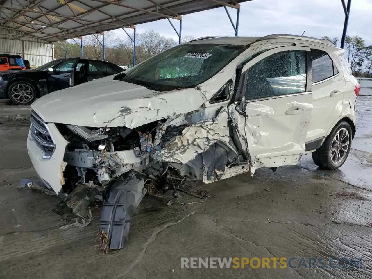 1 fotografías del automóvil dañado MAJ3S2KE4MC455293 FORD ECOSPORT 2021