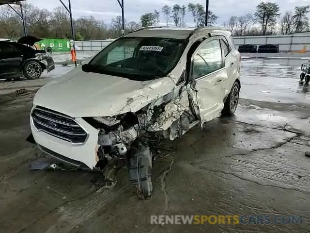 12 fotografías del automóvil dañado MAJ3S2KE4MC455293 FORD ECOSPORT 2021