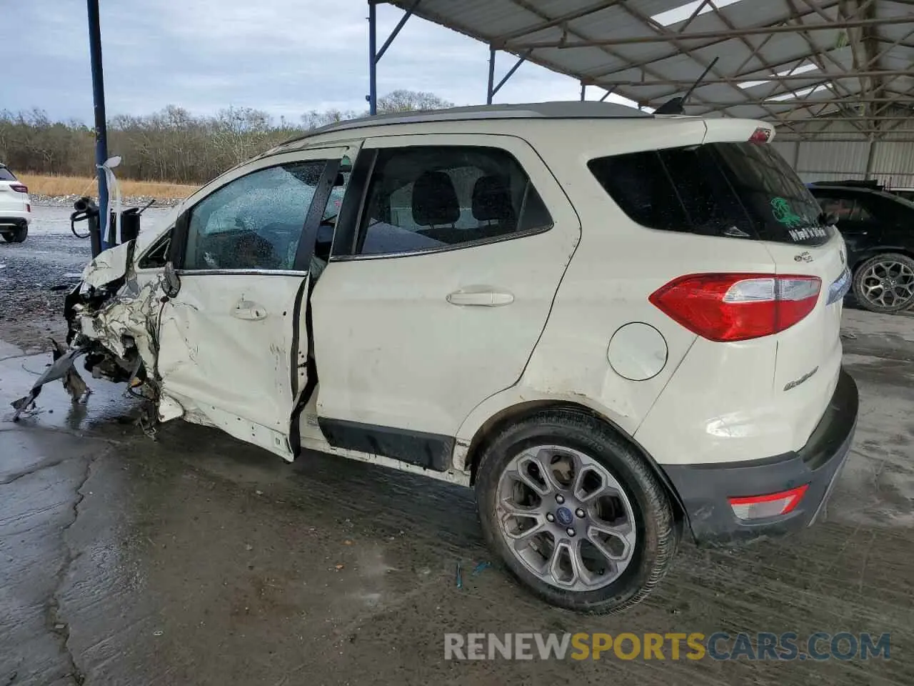 2 fotografías del automóvil dañado MAJ3S2KE4MC455293 FORD ECOSPORT 2021