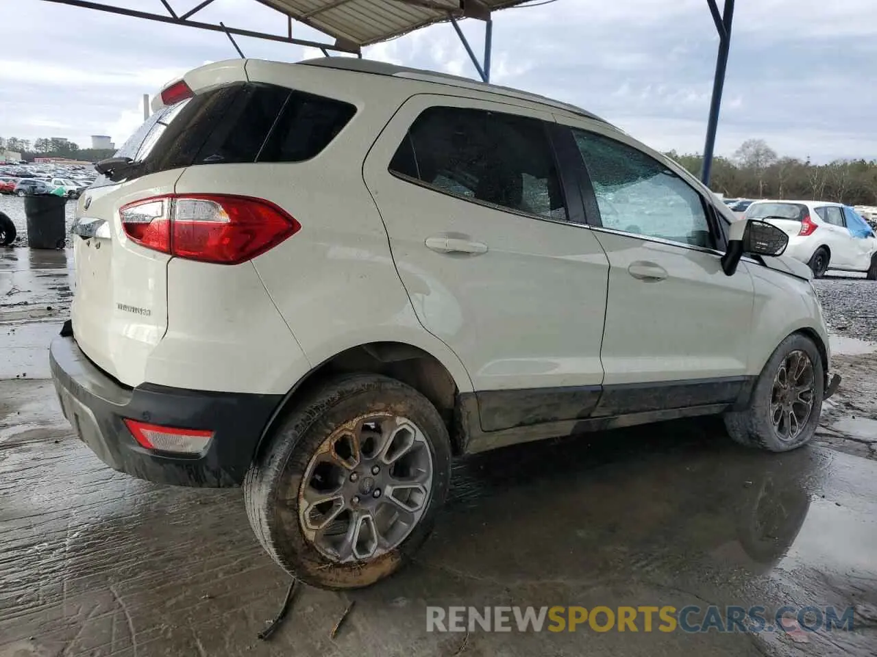 3 fotografías del automóvil dañado MAJ3S2KE4MC455293 FORD ECOSPORT 2021
