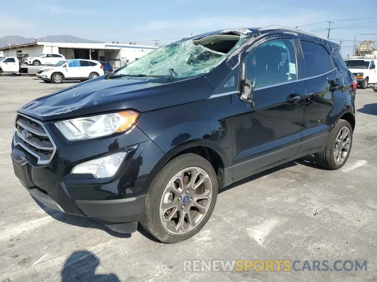 1 fotografías del automóvil dañado MAJ3S2KE5MC452578 FORD ECOSPORT 2021