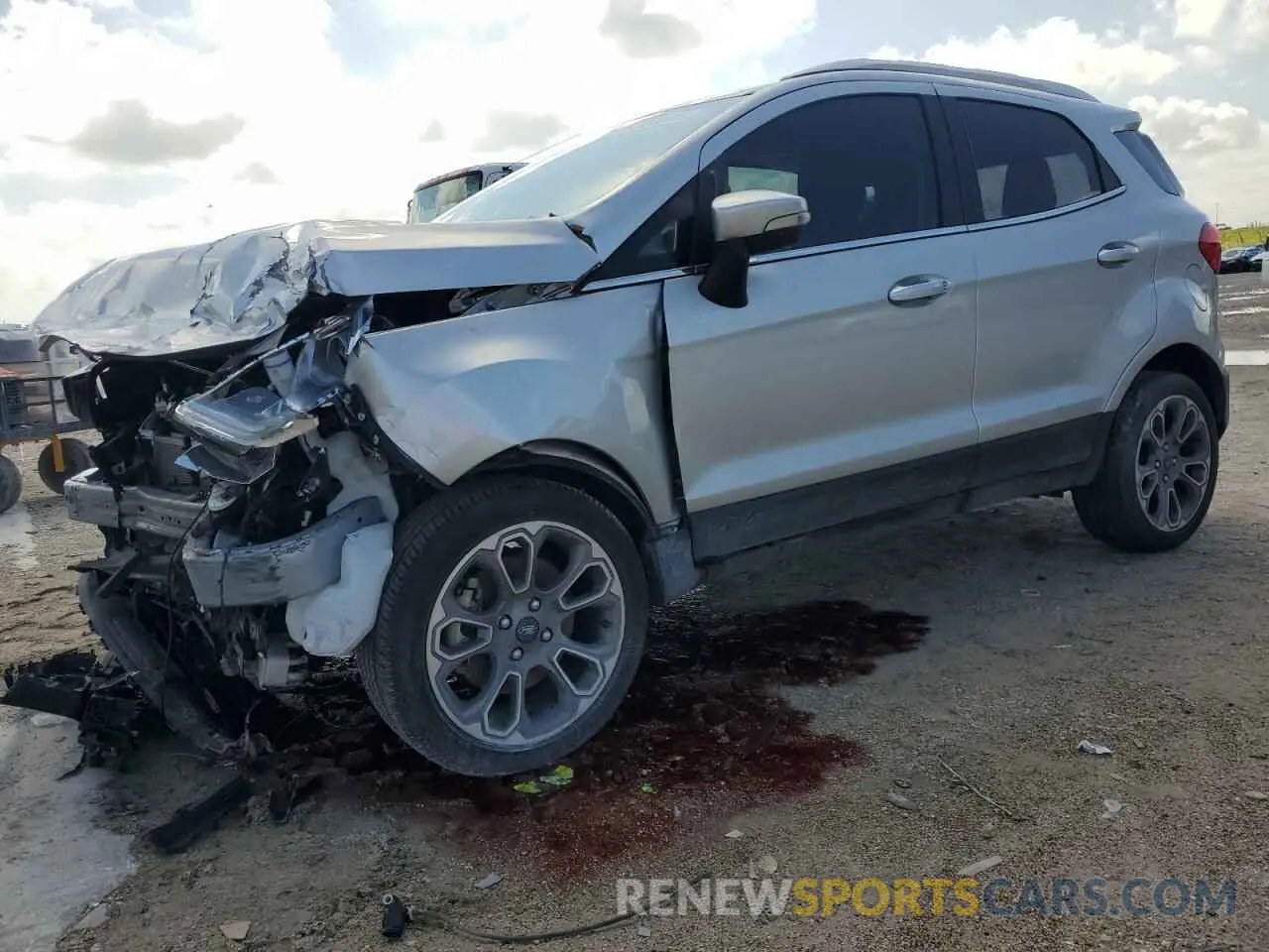 1 fotografías del automóvil dañado MAJ3S2KE8MC408610 FORD ECOSPORT 2021