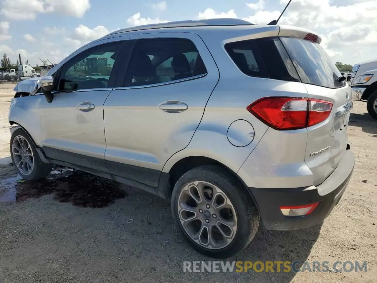 2 fotografías del automóvil dañado MAJ3S2KE8MC408610 FORD ECOSPORT 2021