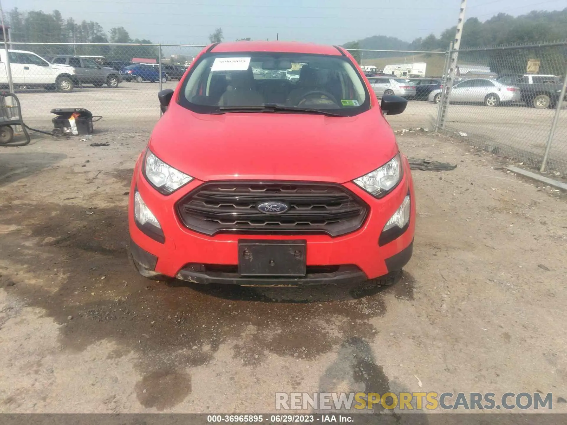 12 fotografías del automóvil dañado MAJ6S3FL0MC396108 FORD ECOSPORT 2021
