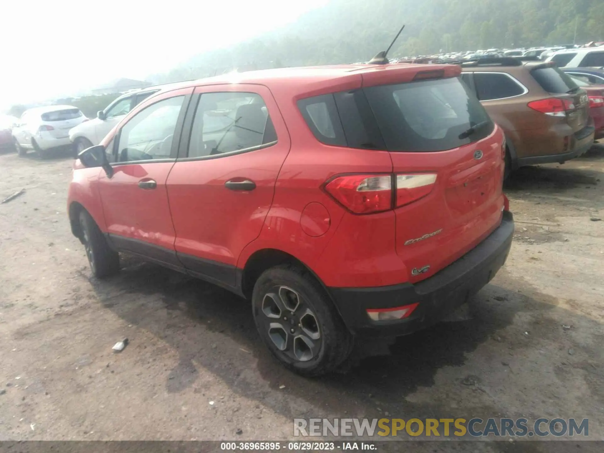 3 fotografías del automóvil dañado MAJ6S3FL0MC396108 FORD ECOSPORT 2021