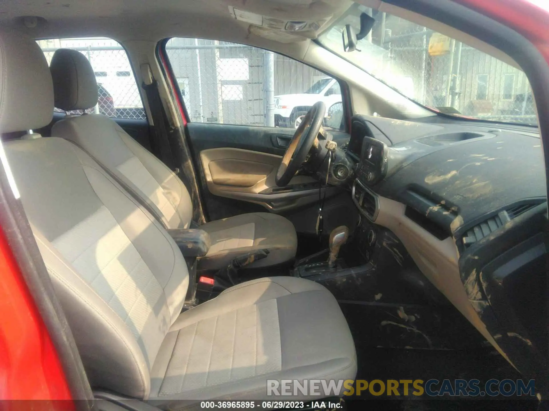 5 fotografías del automóvil dañado MAJ6S3FL0MC396108 FORD ECOSPORT 2021
