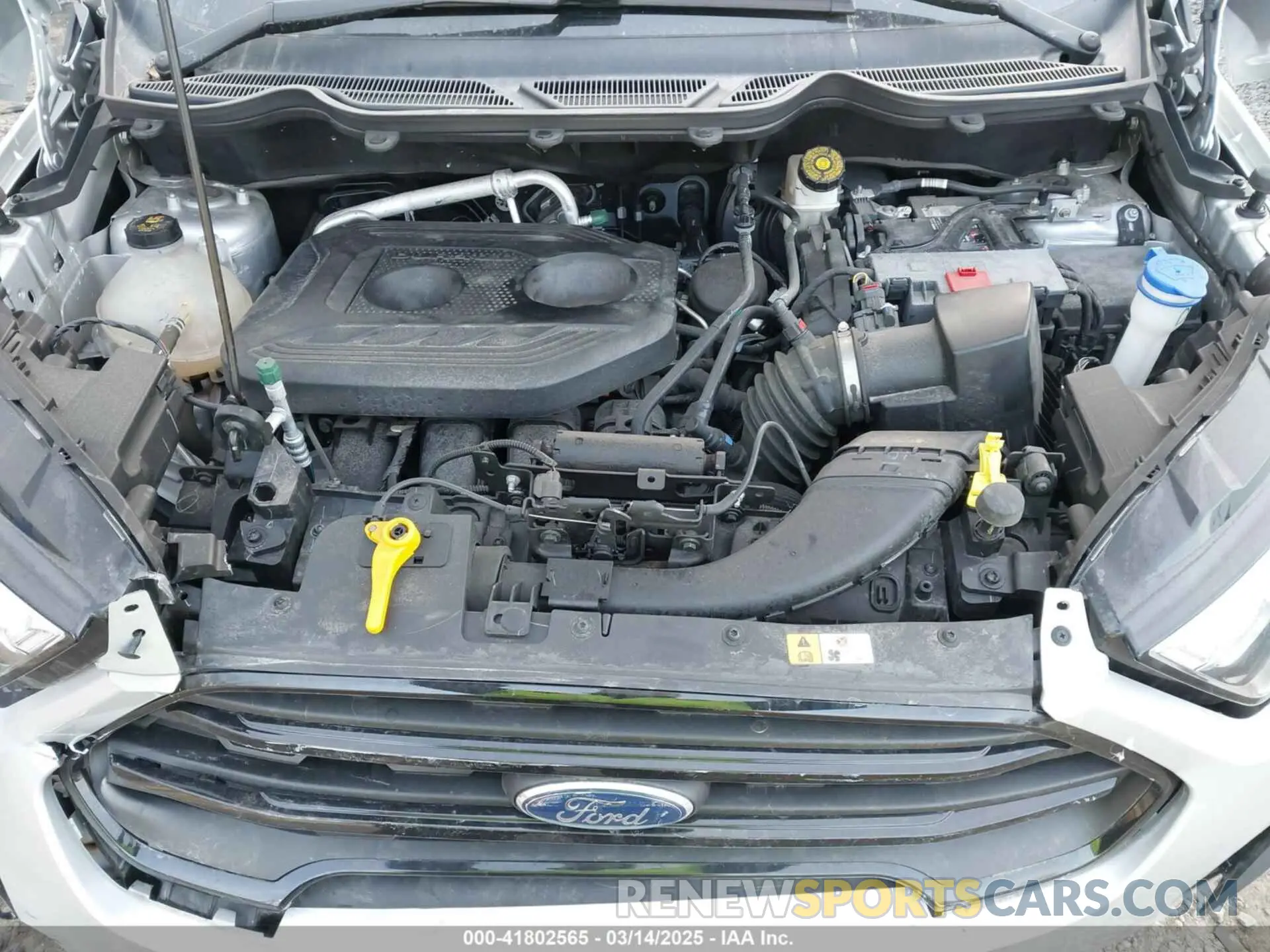10 fotografías del automóvil dañado MAJ6S3FL0MC427891 FORD ECOSPORT 2021