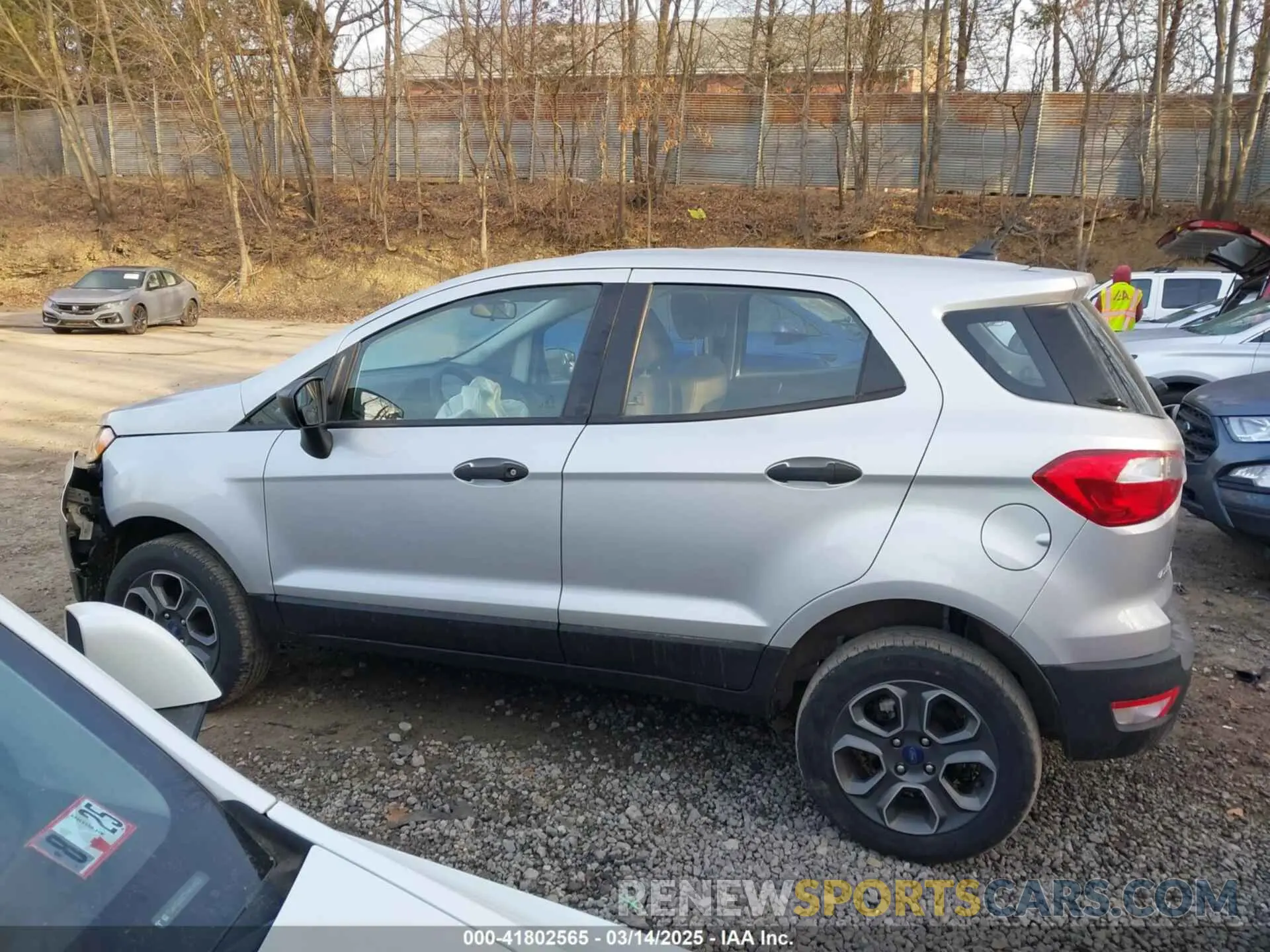 14 fotografías del automóvil dañado MAJ6S3FL0MC427891 FORD ECOSPORT 2021