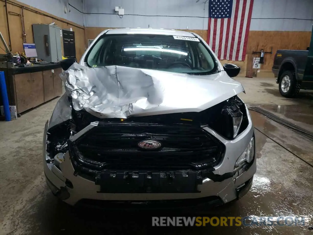 5 fotografías del automóvil dañado MAJ6S3FL1MC406757 FORD ECOSPORT 2021
