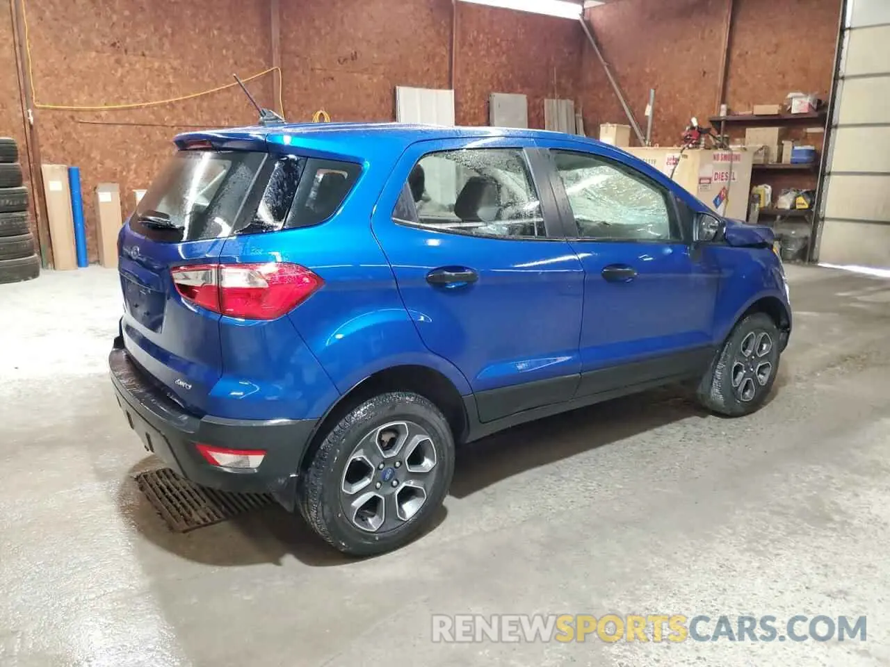 3 fotografías del automóvil dañado MAJ6S3FL2MC448564 FORD ECOSPORT 2021